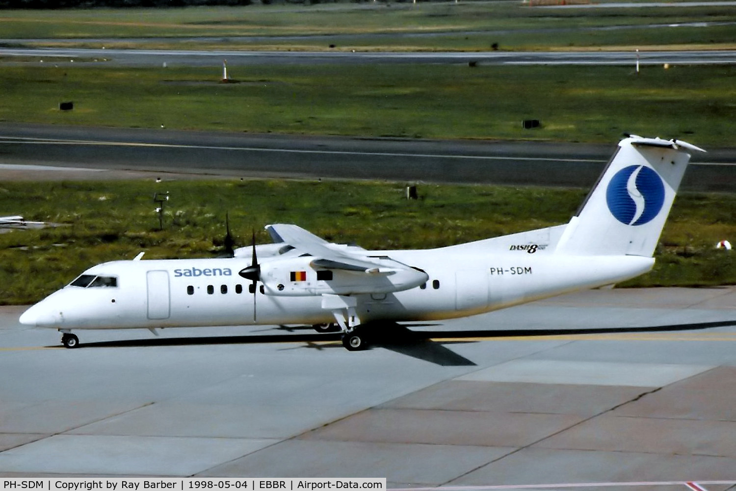 PH-SDM, 1991 De Havilland Canada DHC-8-311 Dash 8 C/N 298, PH-SDM   De Havilland Canada DHC-8-311A Dash 8 [298] (SABENA) Brussels National~OO 04/05/1998