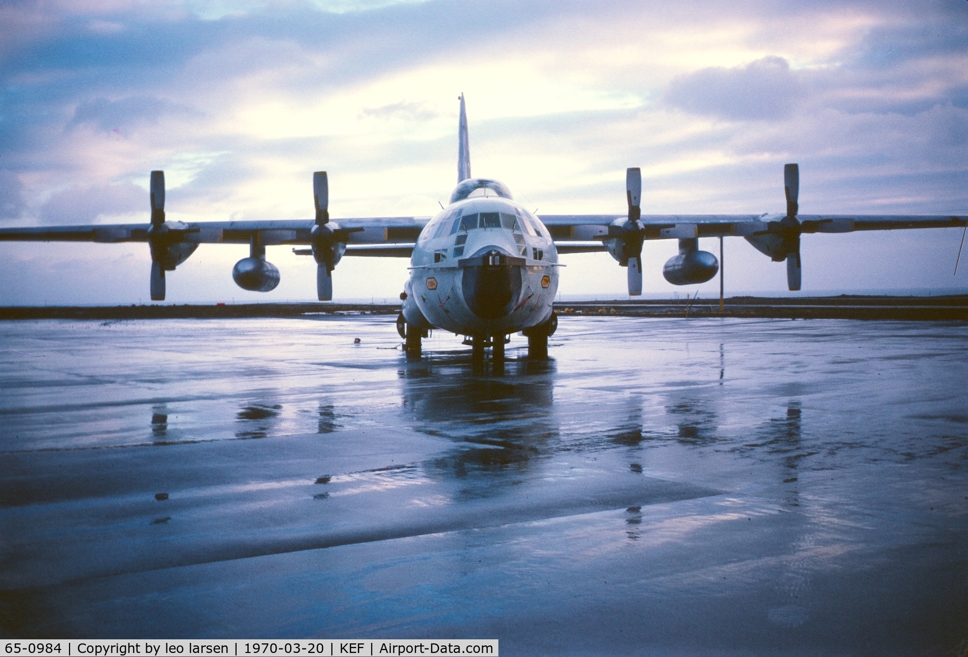 65-0984, 1965 Lockheed HC-130H Hercules C/N 382-4139, Keflavik 20.3.1970