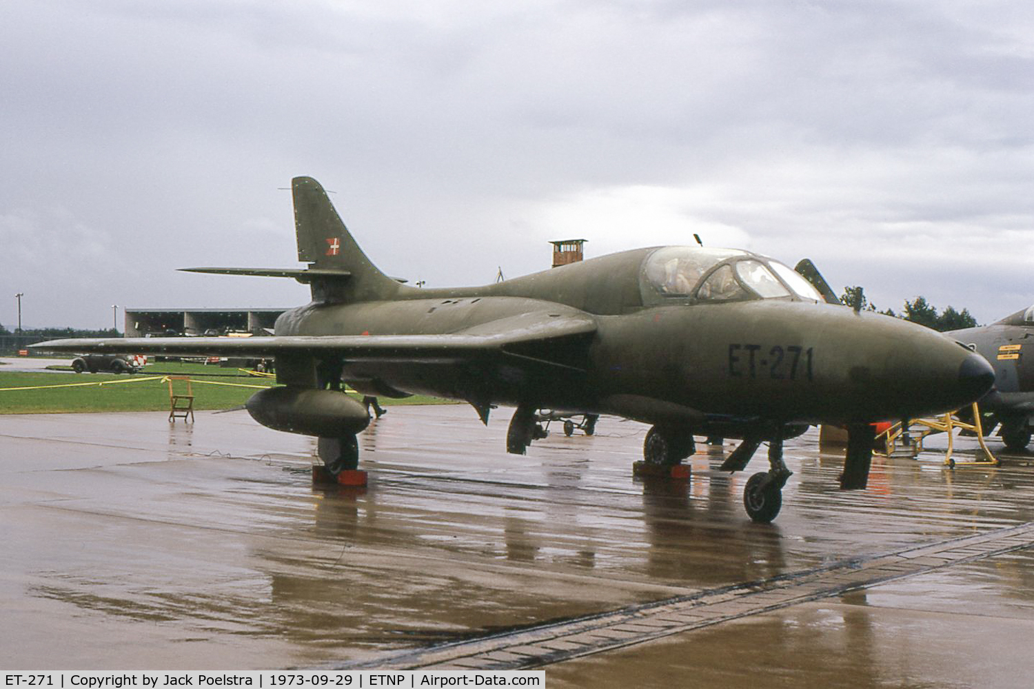 ET-271, Hawker Hunter T.53 C/N 41H-693833, ET-271 at Rheine-Hopsten AFB Germany