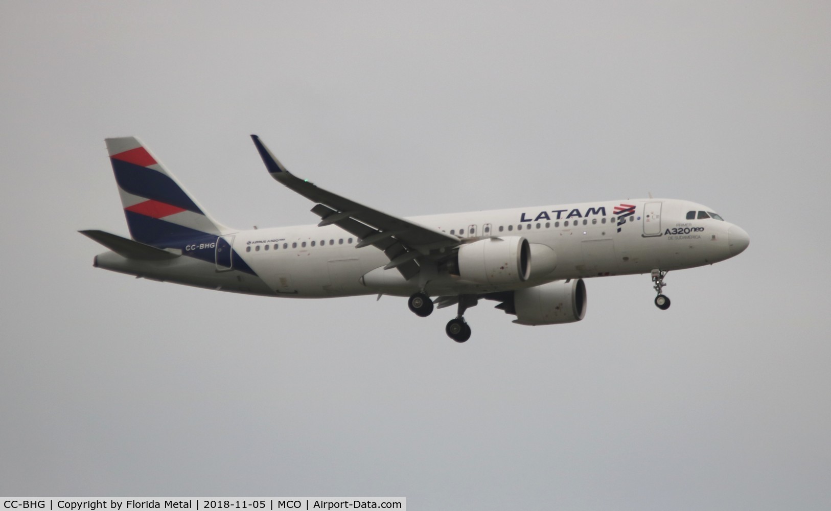 CC-BHG, 2016 Airbus A320-271N C/N 7126, LATAM