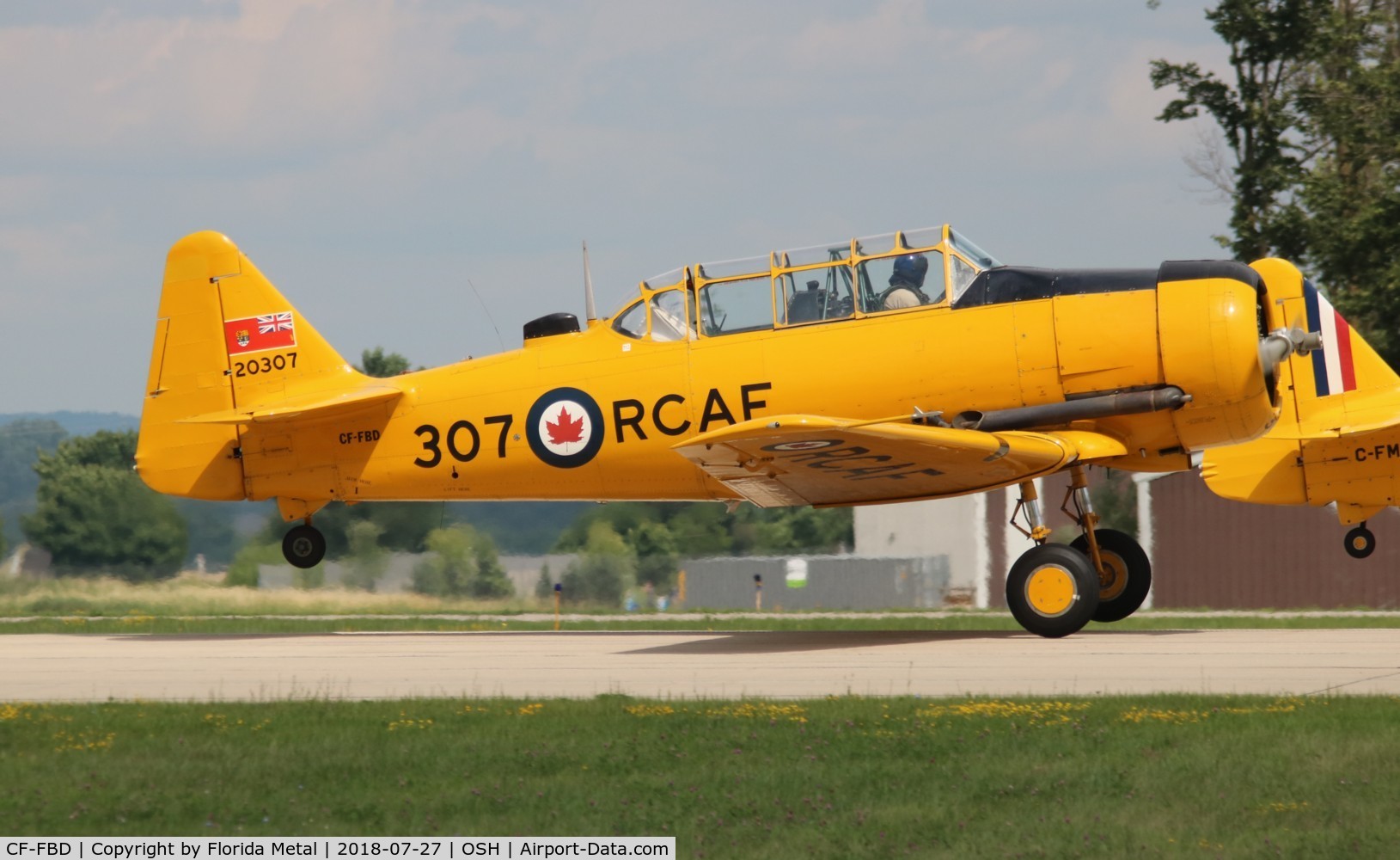 CF-FBD, 1952 Canadian Car & Foundry T-6 Harvard Mk.4 C/N CCF4-98, Harvard