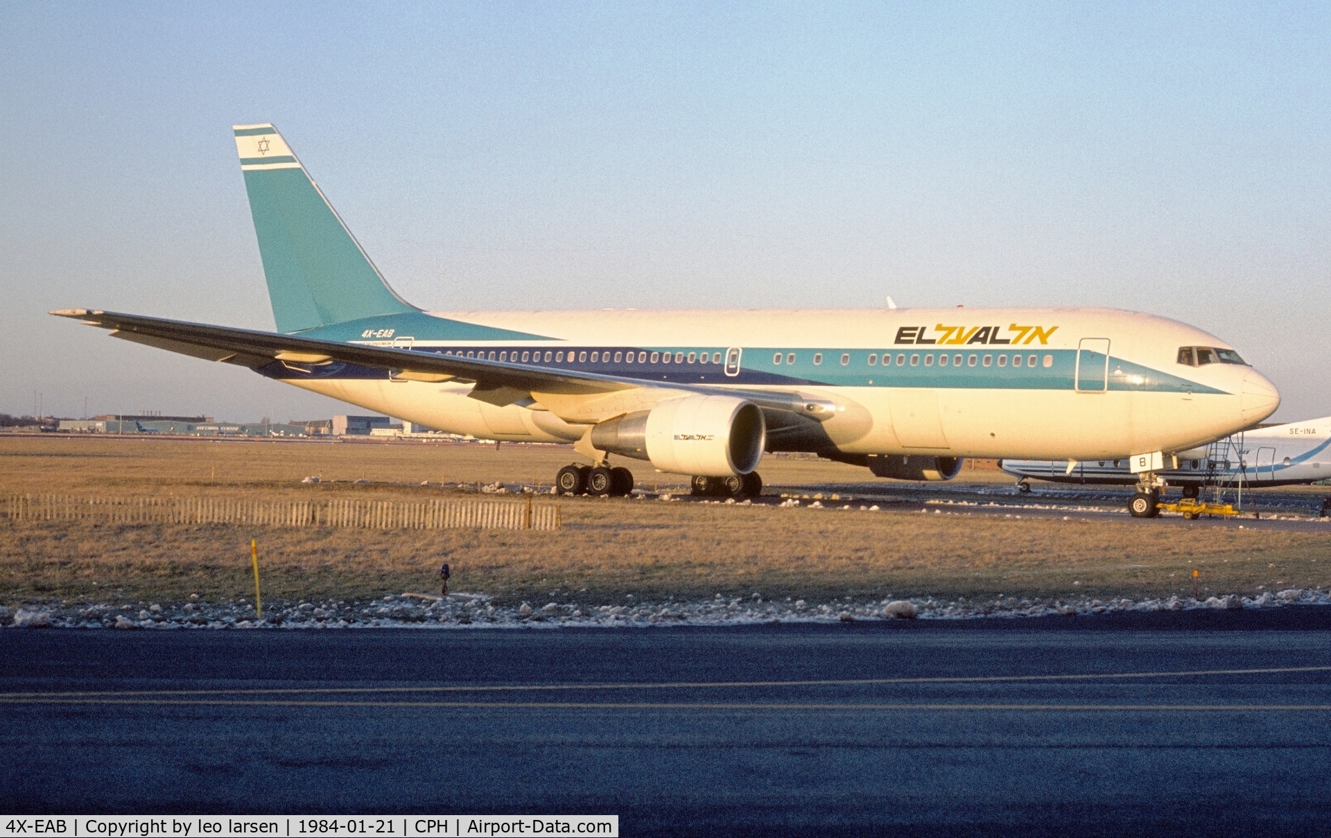 4X-EAB, 1983 Boeing 767-258 C/N 22973, Copenhagen 21.1.1984