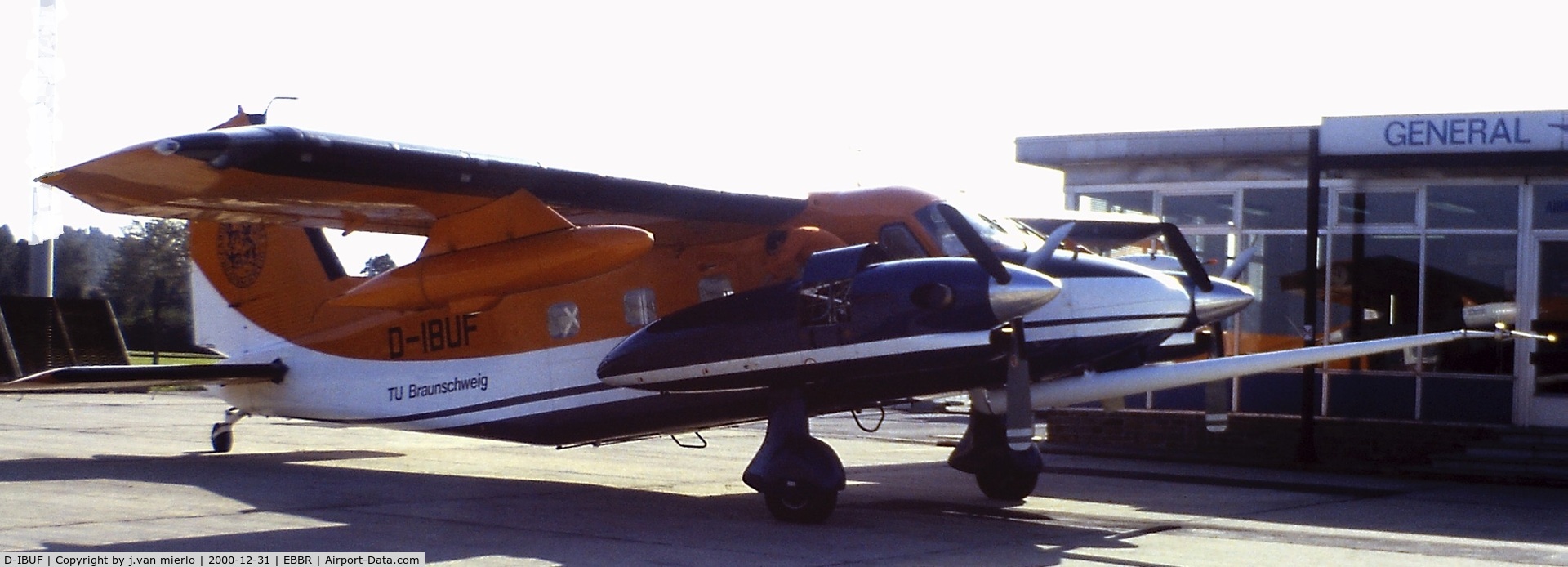 D-IBUF, 1978 Dornier Do-28D-2 Turbo Skyservant C/N 4302, Brussels G.A.T.'80s