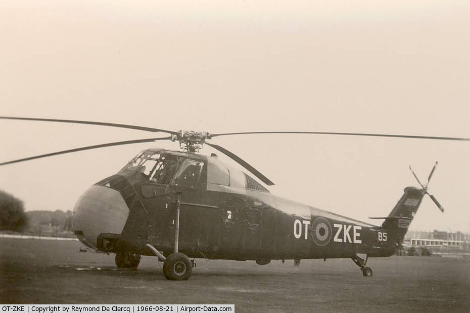 OT-ZKE, Sikorsky HSS-1 Seabat C/N SA146, At UZ Gent hospital in 1966.