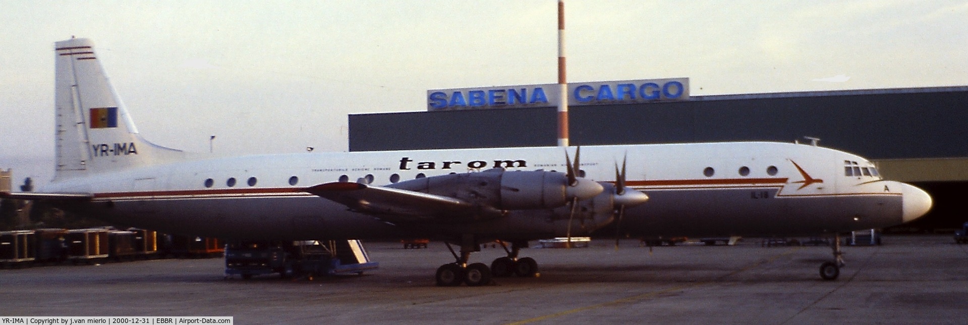 YR-IMA, 1961 Ilyushin IL-18V C/N 181003602, BRUCARGO '80s
