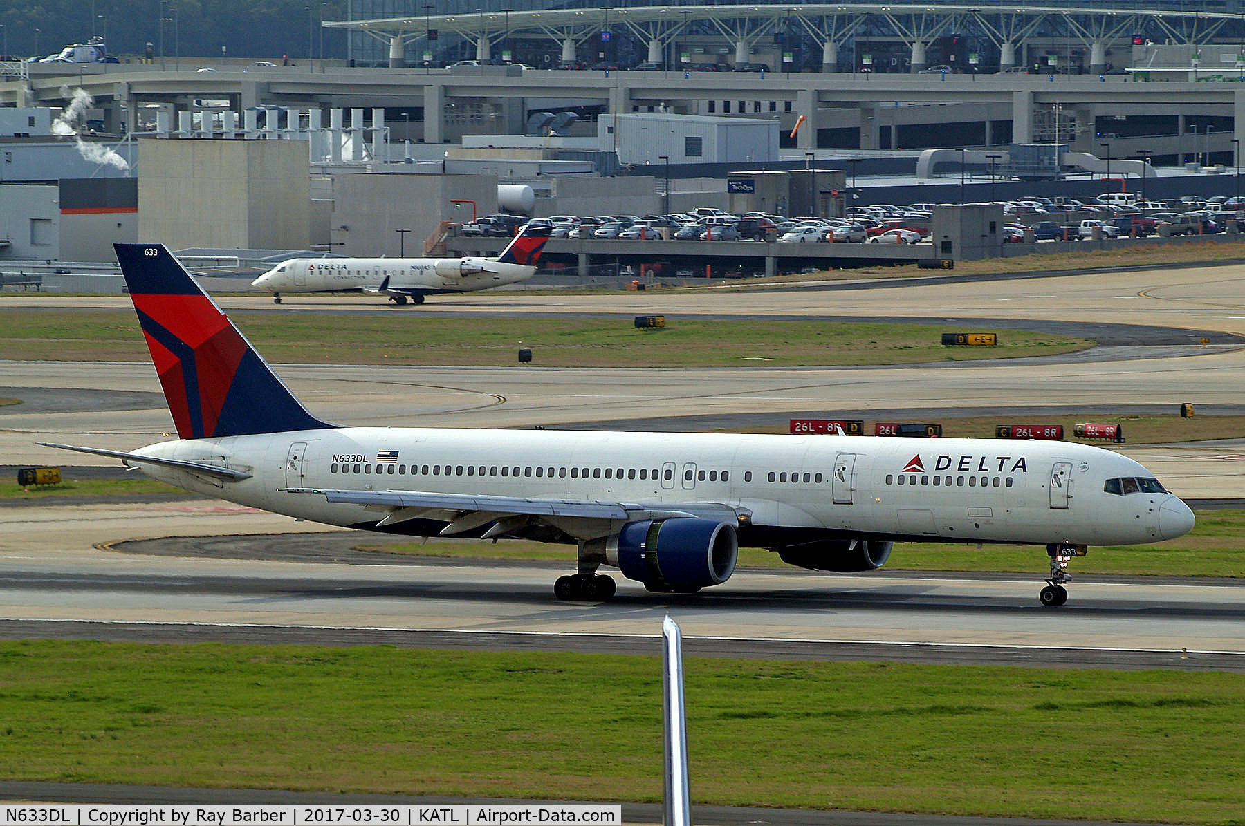 N633DL, 1987 Boeing 757-232 C/N 23614, N633DL   Boeing 757-232 [23614] (Delta Airlines) Atlanta-Hartsfield~N 30/03/2017