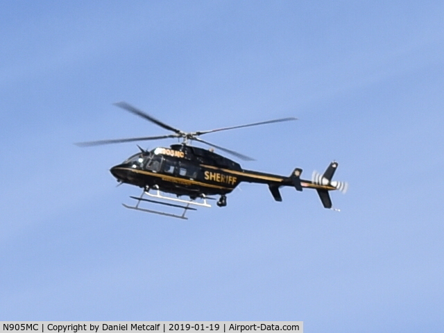 N905MC, 1997 Bell 407 C/N 53214, Seen Flying over Scottsdale, AZ
