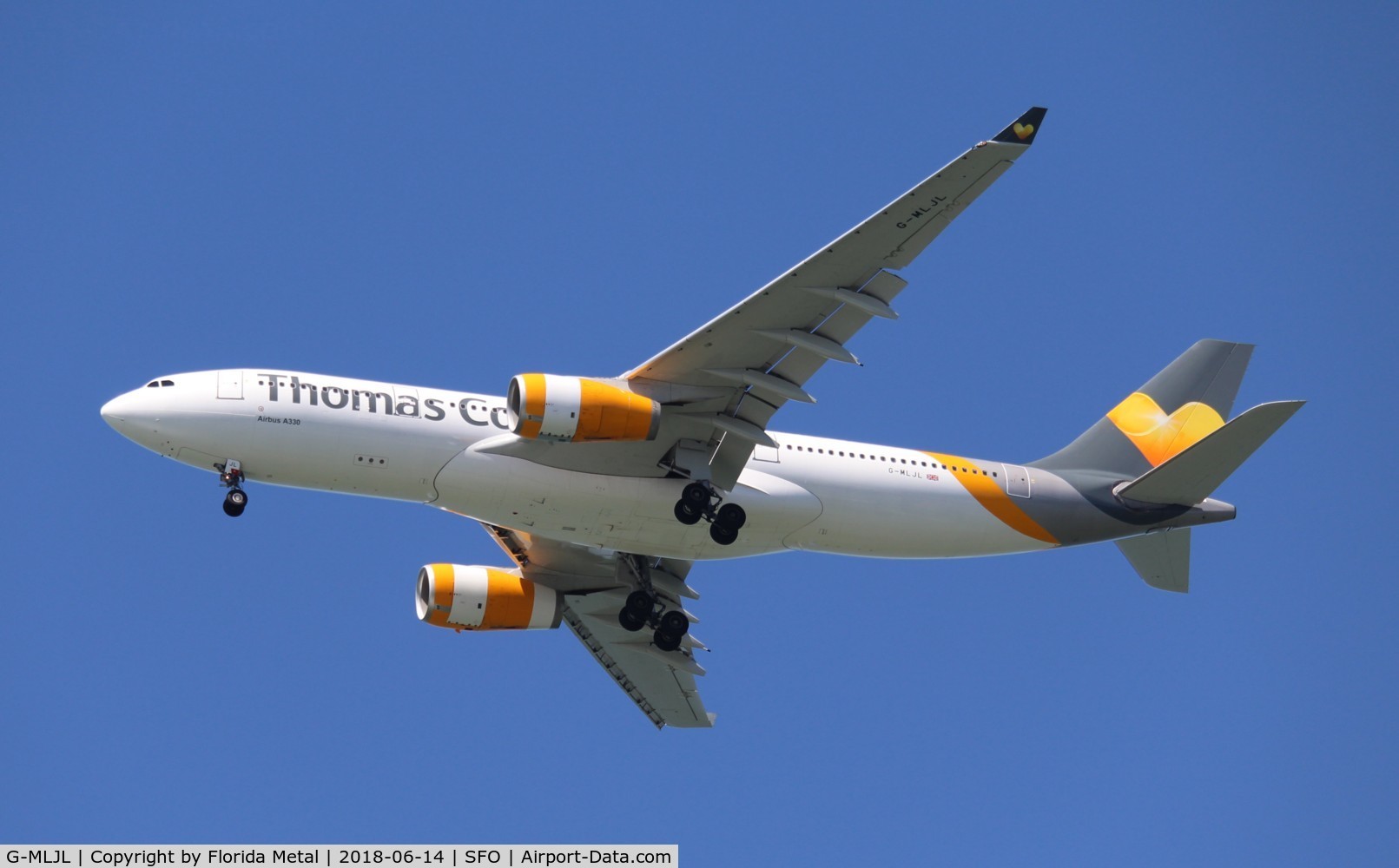 G-MLJL, 1999 Airbus A330-243 C/N 254, Thomas Cook