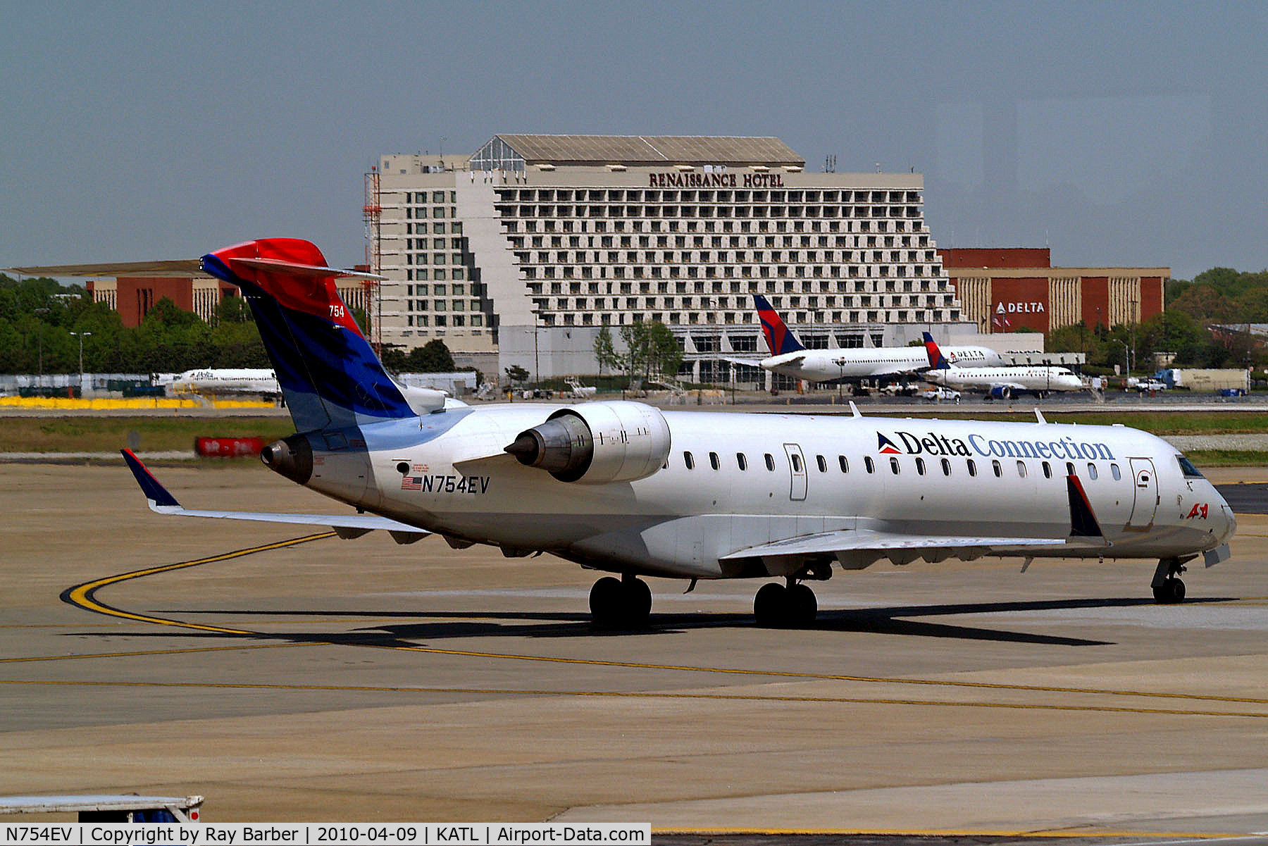 N754EV, 2004 Bombardier CRJ-701 (CL-600-2C10) Regional Jet C/N 10173, N754EV   Canadair CRJ-700 [10173] (Delta Connection) Atlanta-Hartsfield~N 09/04/2010
