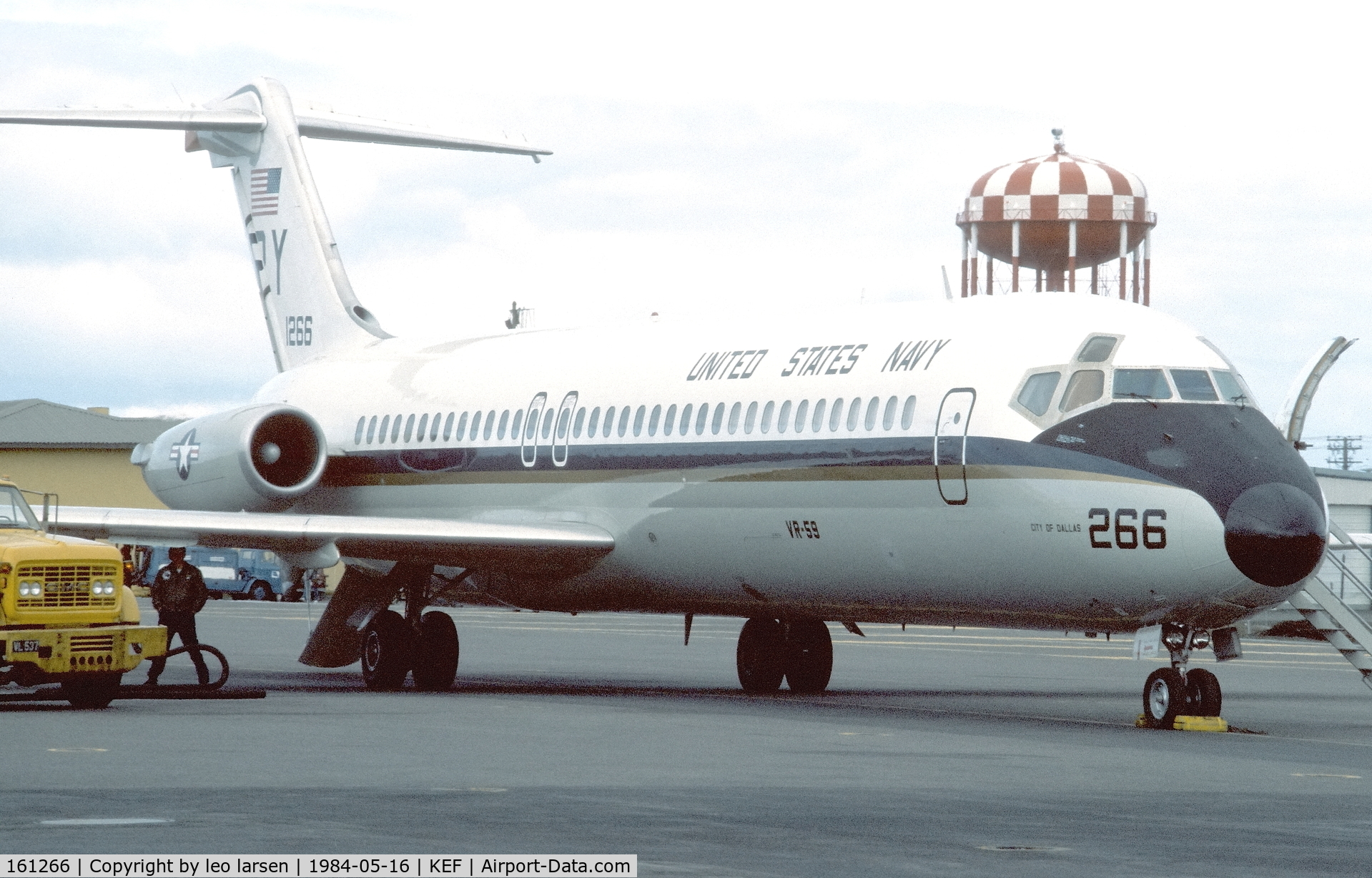 161266, 1981 McDonnell Douglas C-9B Skytrain II C/N 48137, Keflavik 16.5.1984