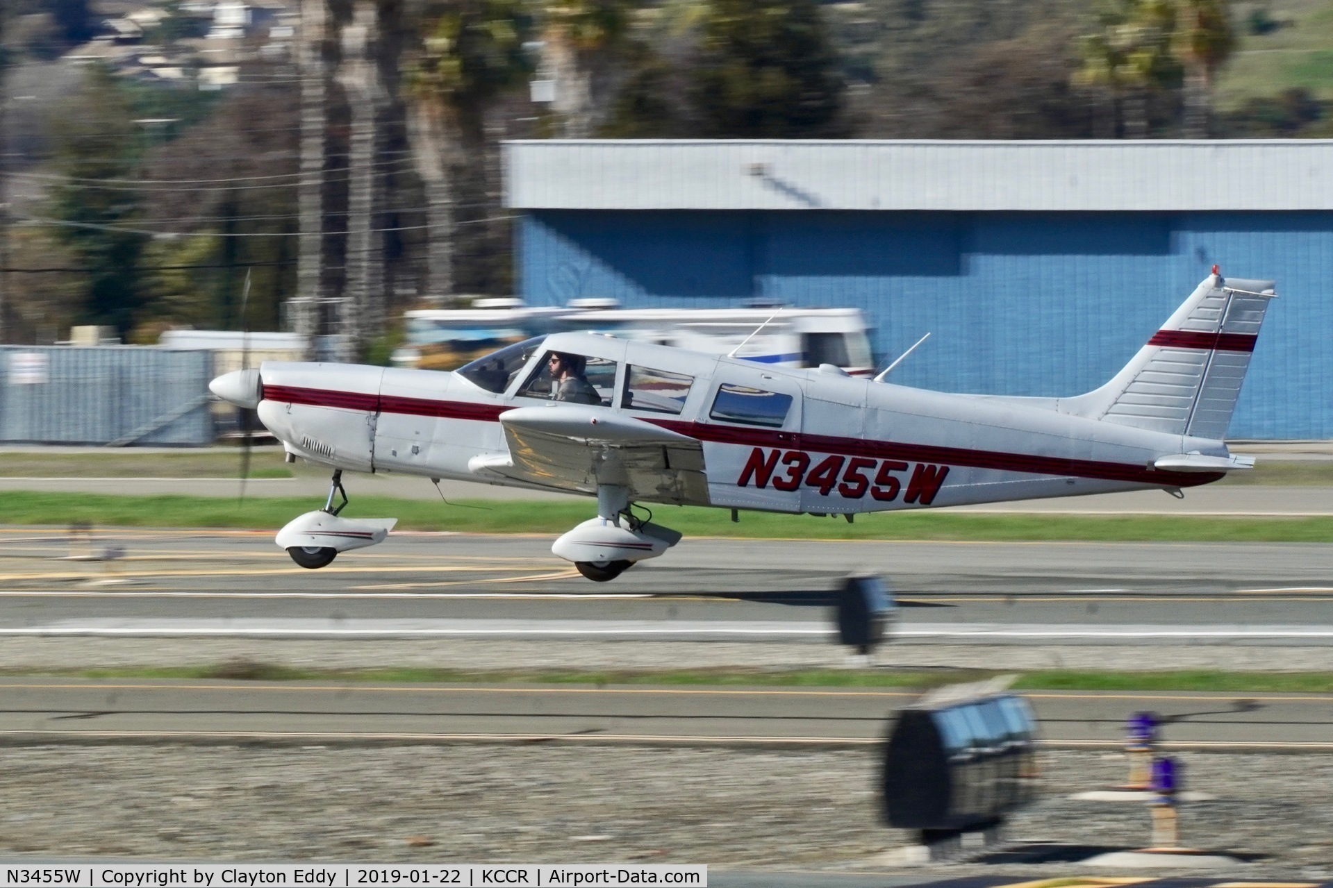 N3455W, 1966 Piper PA-32-260 Cherokee Six C/N 32-324, Buchanan Field Concord California 2019.