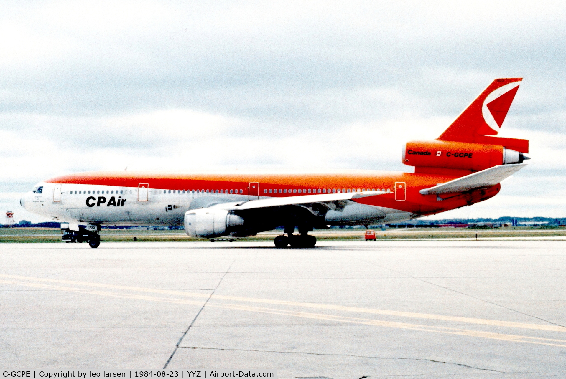 C-GCPE, 1979 Douglas DC-10-30ER C/N 46542, Toronto 23.8.1984