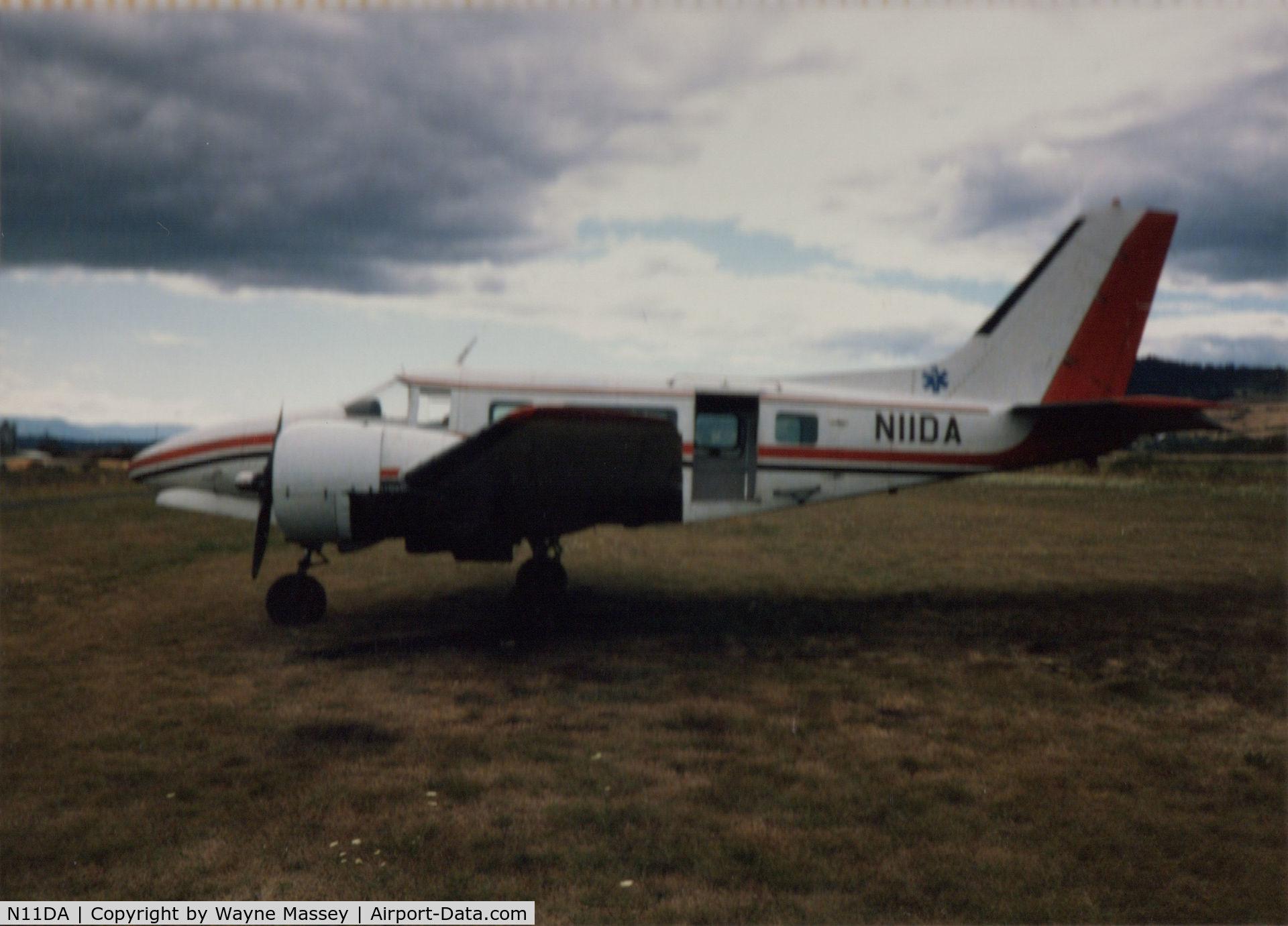 N11DA, 1953 Beech C-45G Expeditor C/N AF-408, Photo taken in 1985 Sheridan, OR