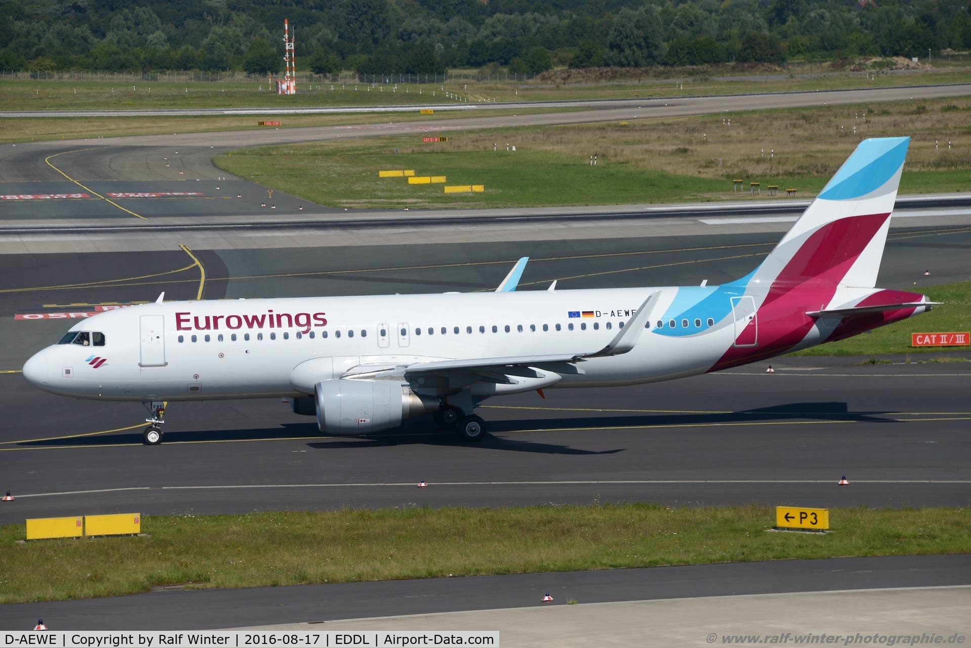 D-AEWE, 2016 Airbus A320-214 C/N 7056, Airbus A320-214(W) - EW EWG Eurowings - 7056 - D-AEWE - 17.08.2016 - DUS