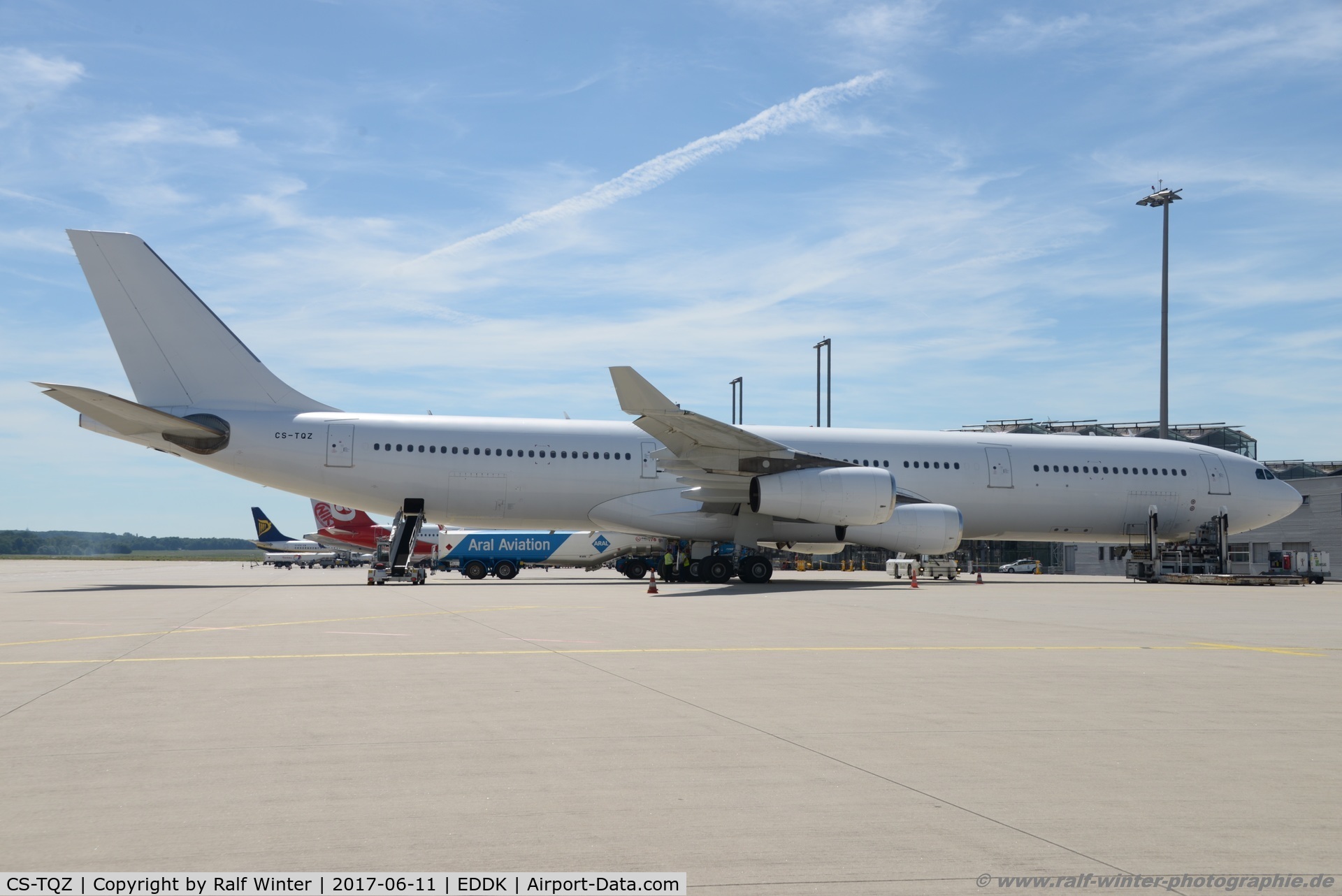 CS-TQZ, 1997 Airbus A340-313X C/N 202, Airbus A340-313 - 5K HFY Hi Fly - 202 - CS-TQZ - 11.06.2017 - CGN