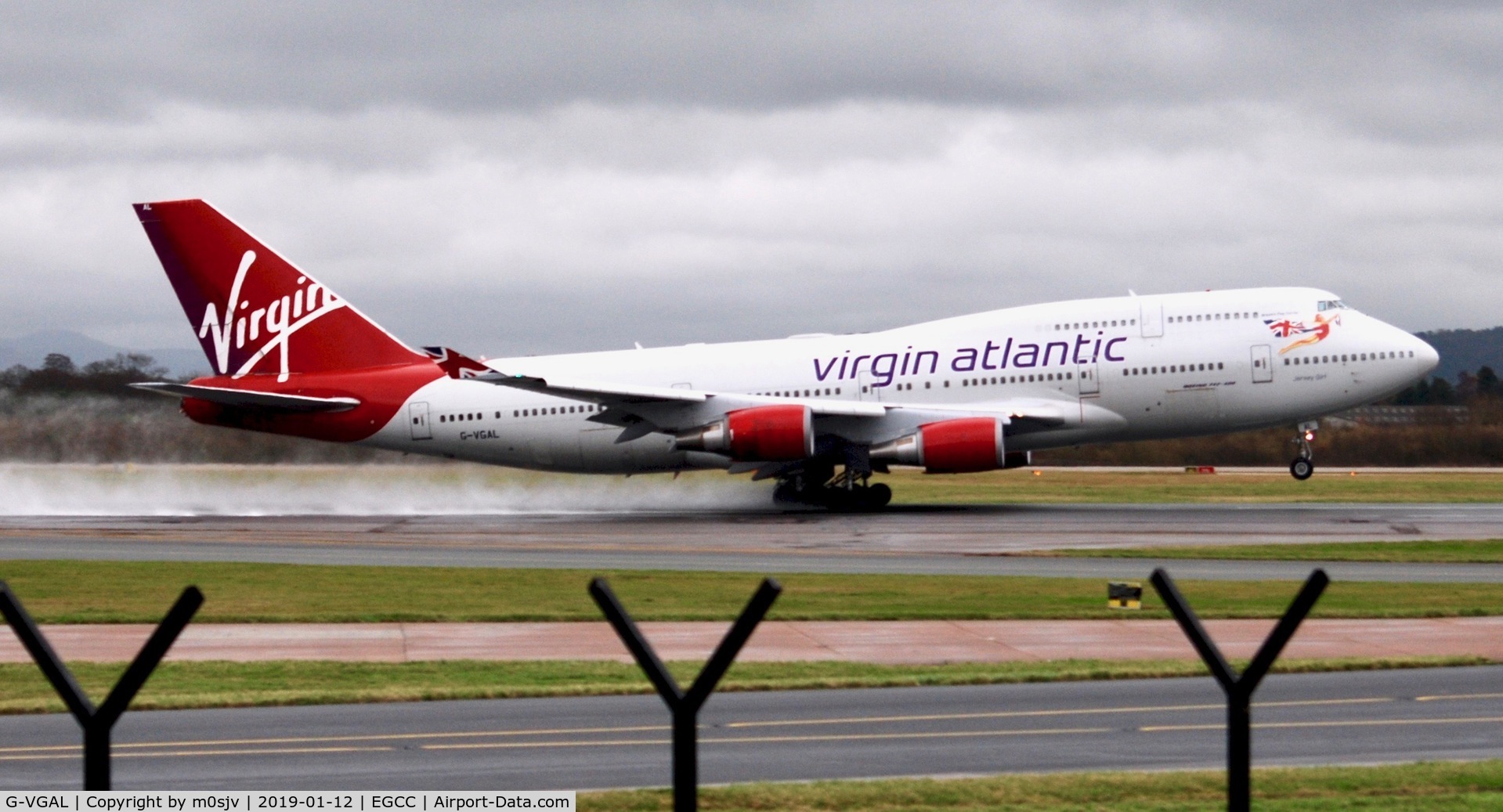 G-VGAL, 2001 Boeing 747-443 C/N 32337, Taken From RVP on a Cold and Damp Saturday