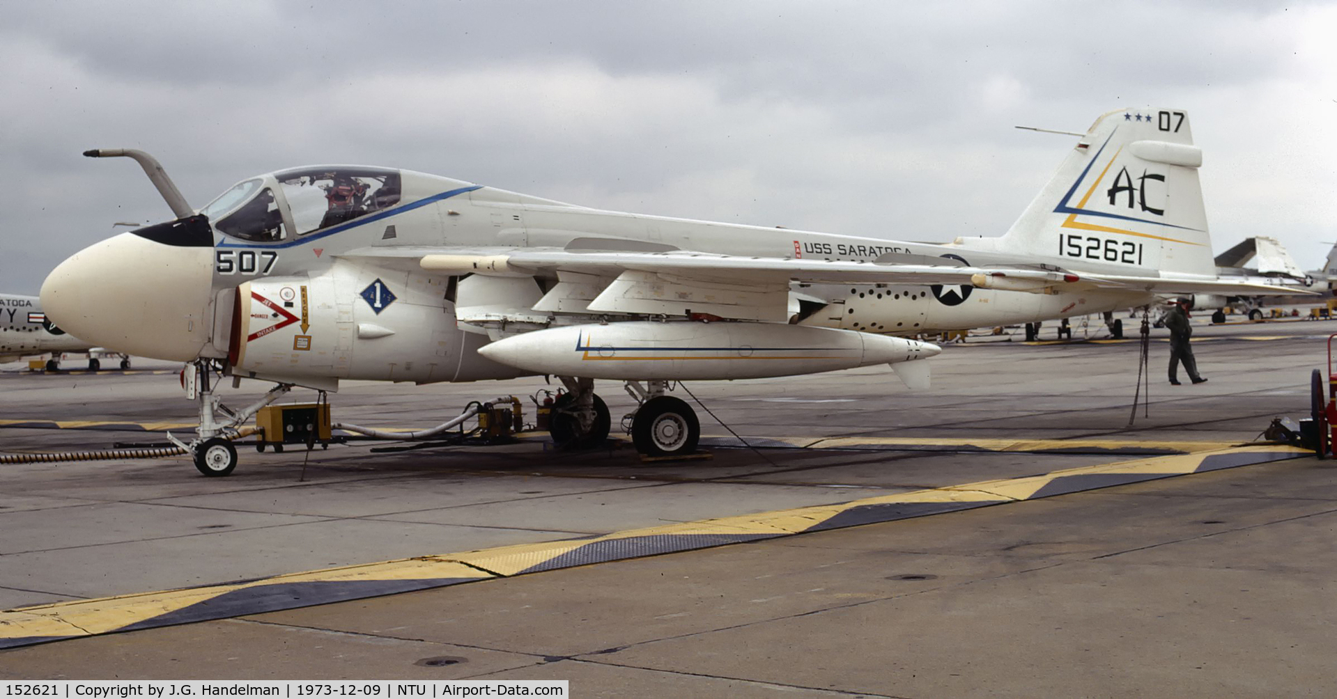 152621, Grumman A-6A Intruder C/N I-169, A-6E Intruder at Oceana VA