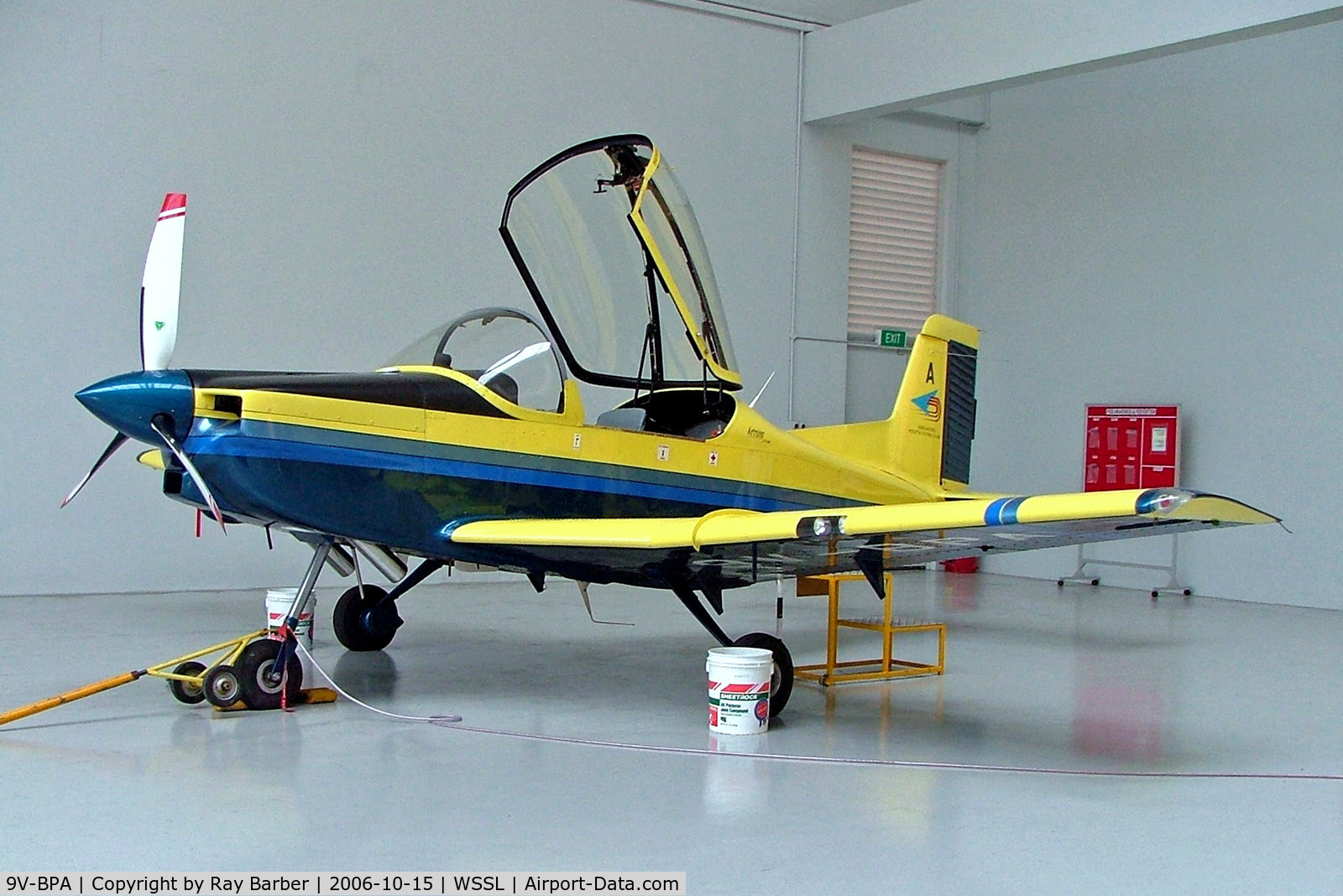 9V-BPA, 2002 Pacific Aerospace CT/4E Airtrainer C/N 231, 9V-BPA   Pacific Aerospace CT/4E Airtrainer [231] (Singapore Youth Flying Club) Seletar~9V 15/10/2006