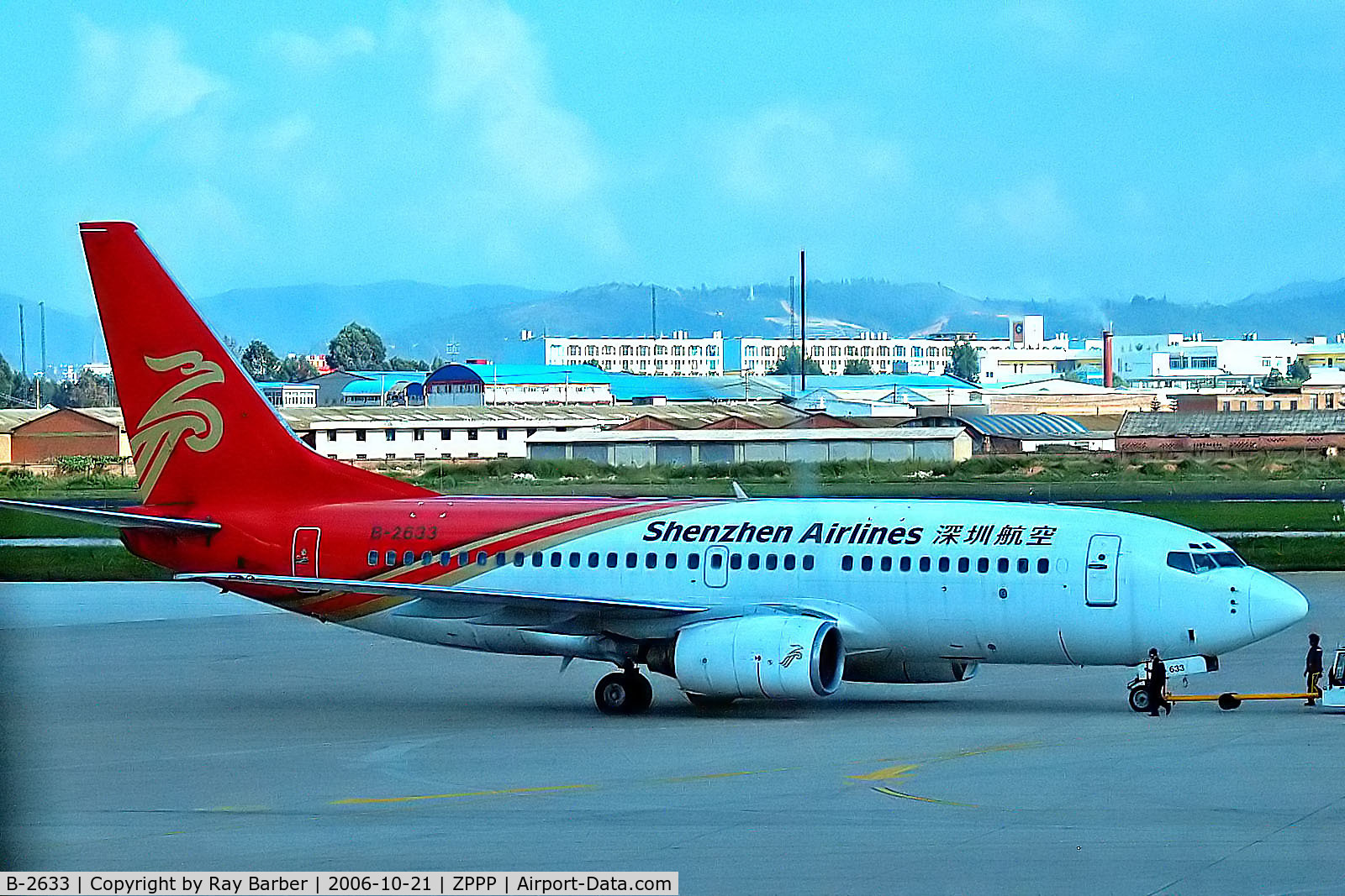 B-2633, 1998 Boeing 737-79K C/N 29190/110, B-2633   Boeing 737-79K [29190] (Shenzhen Airlines) Kunming-Wujiaba~B 21/10/2006