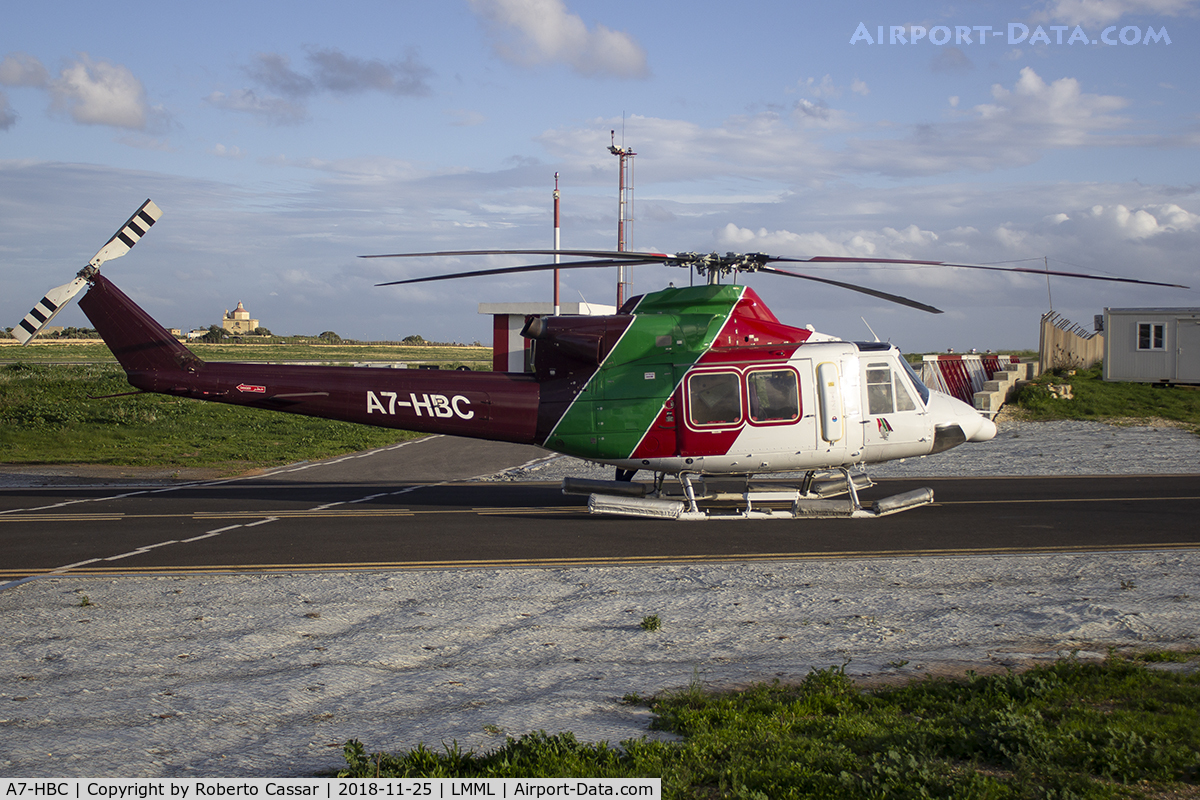 A7-HBC, Bell 412EP C/N 36276, Lower Safi Park