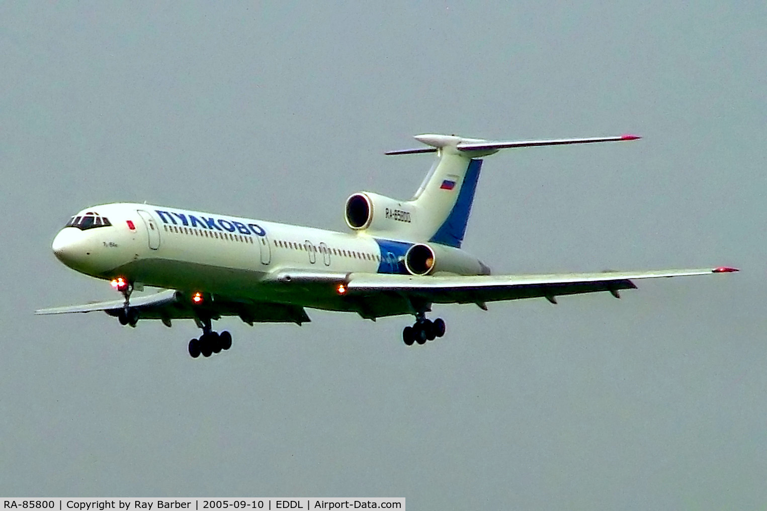 RA-85800, 1994 Tupolev Tu-154M C/N 94A984, RA-85800   Tupolev Tu-154M [94A-984] (Pulkovo Avia) Dusseldorf Int'l~D 10/09/2005