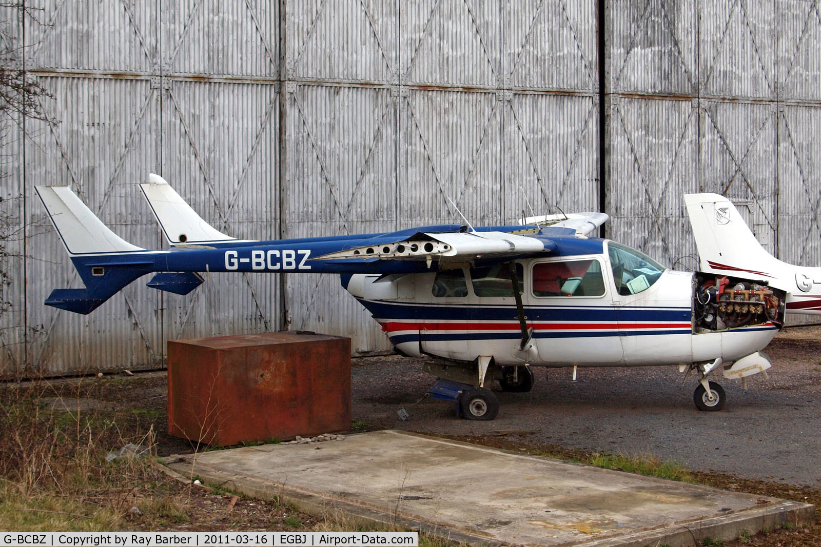 G-BCBZ, 1968 Cessna 337C Super Skymaster C/N 337-0942, G-BCBZ   Cessna 337C Super Skymaster [337-0942] Staverton~G 16/03/2011.