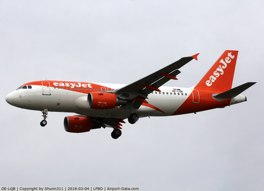 OE-LQB, 2009 Airbus A319-111 C/N 3808, Landing rwy 32L