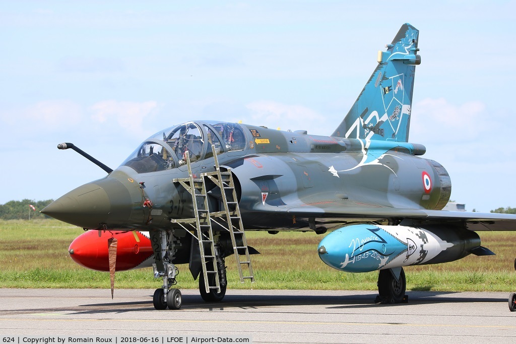 624, Dassault Mirage 2000D C/N 425, Parked