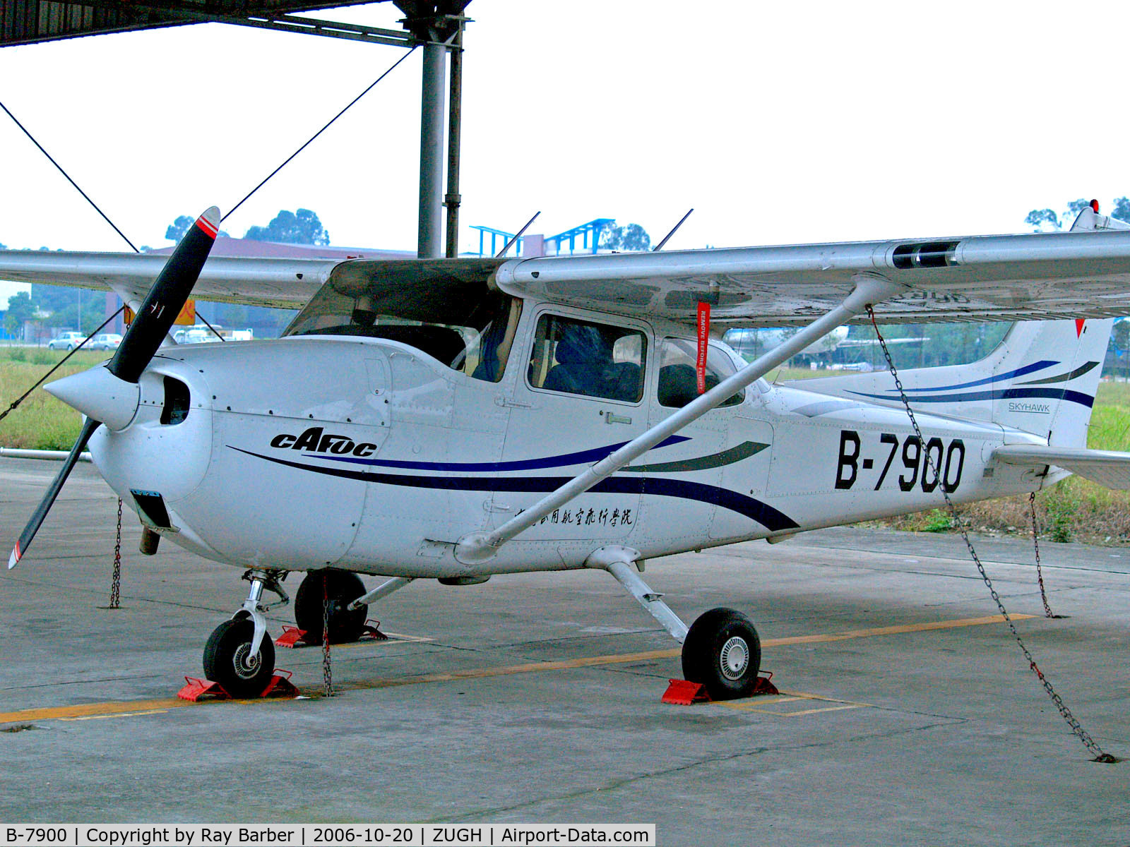 B-7900, 2006 Cessna 172R C/N 17281292, B-7900   Cessna 172R Skyhawk [172-81292] (Civil Aviation Flight University China) Gaunghan~B 20/10/2006