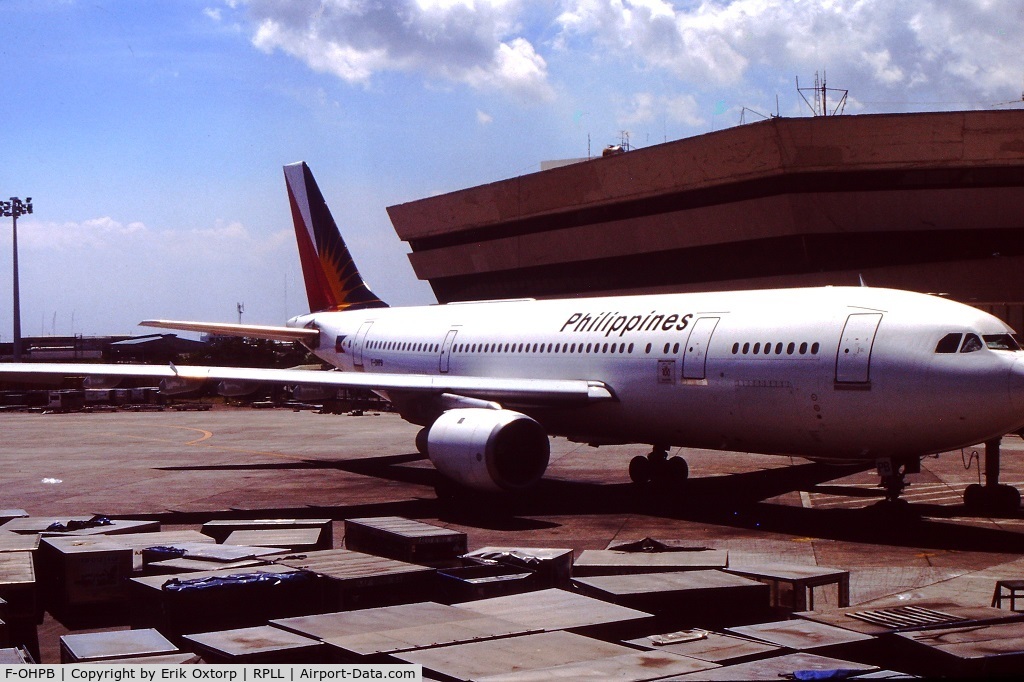 F-OHPB, 1983 Airbus A300B4-203 C/N 235, F-OHPB at the gate in MNL