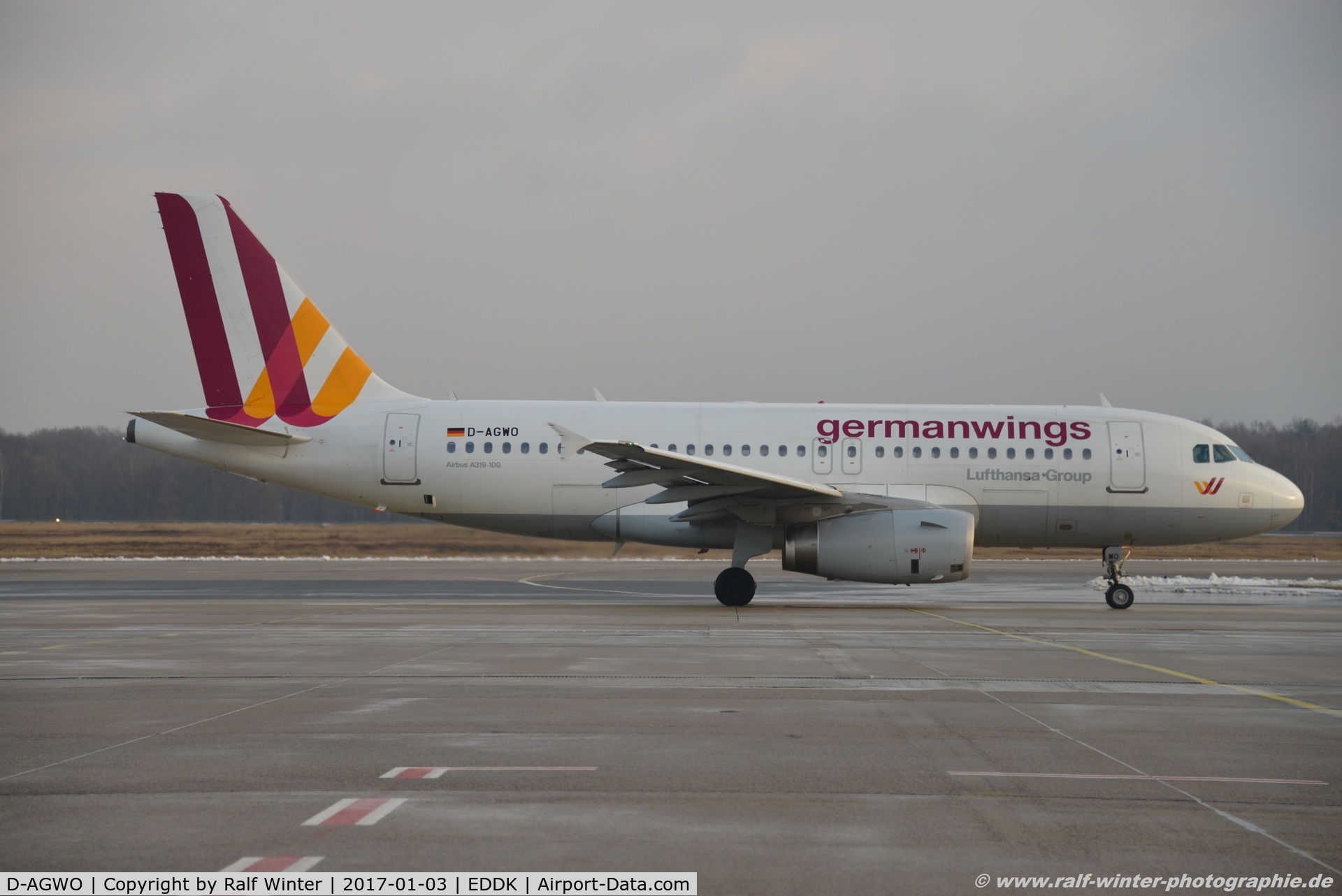 D-AGWO, 2009 Airbus A319-132 C/N 4166, Airbus A319-132 - 4U GWI Germanwings - 4166 - D-AGWO - 03.01.2017 - CGN