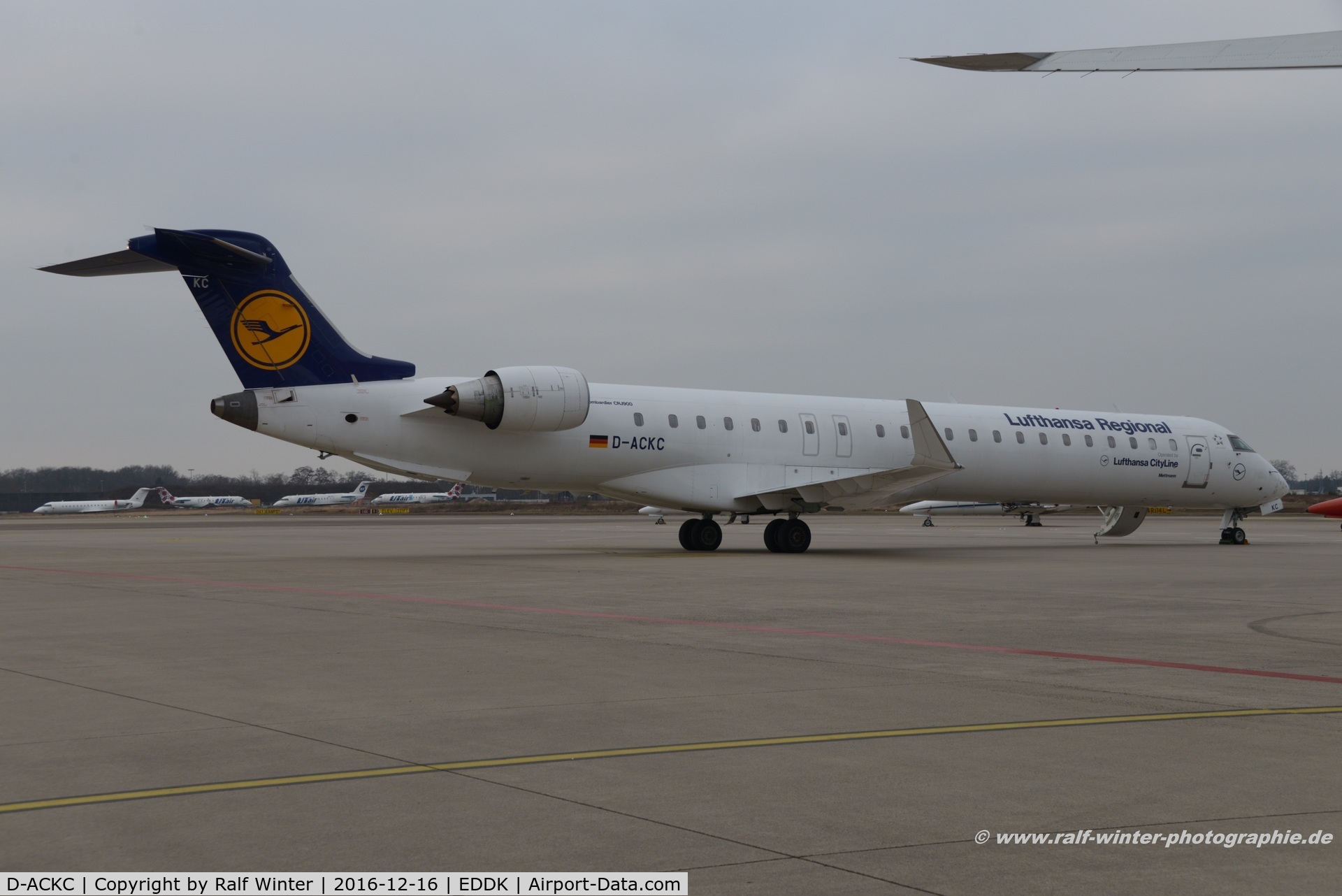 D-ACKC, 2006 Bombardier CRJ-900LR (CL-600-2D24) C/N 15078, Bombardier CL-600-2D24 CRJ-900 - CL CLH Lufthansa CityLine LH Regional 'Mettmann' - 15078 - D-ACKC - 16.12.2016 - CGN