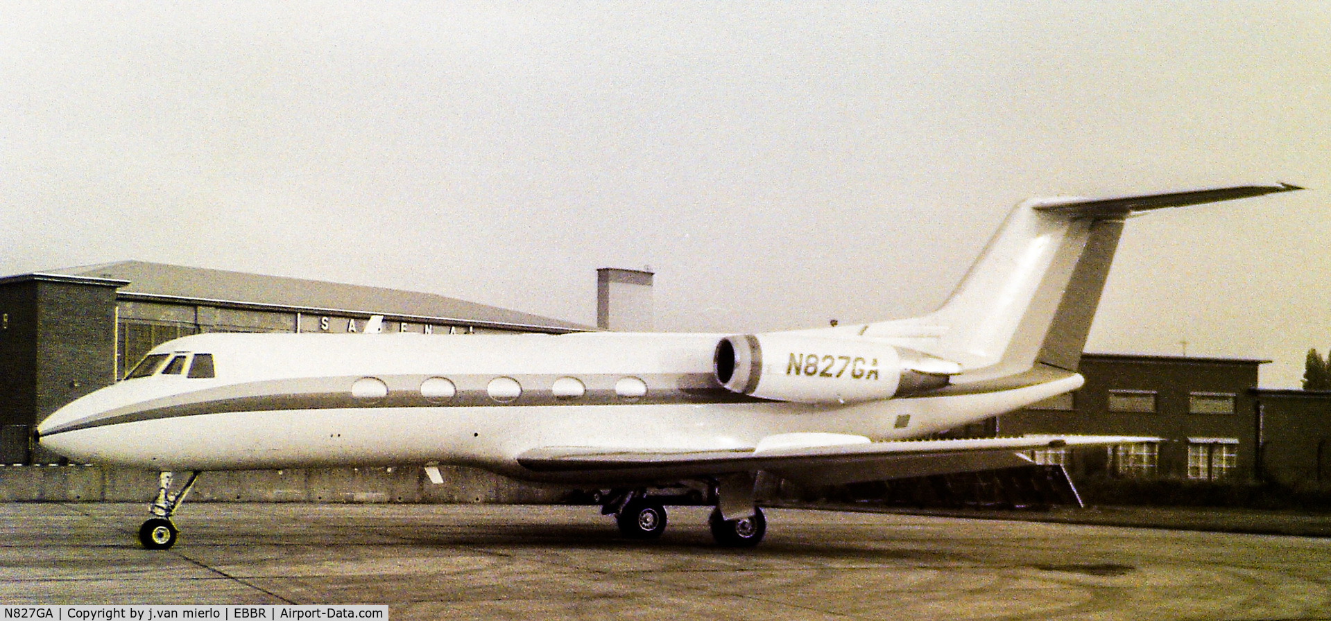 N827GA, 1970 Grumman G-1159 Gulfstream II C/N 80, Brussels G.A.T.