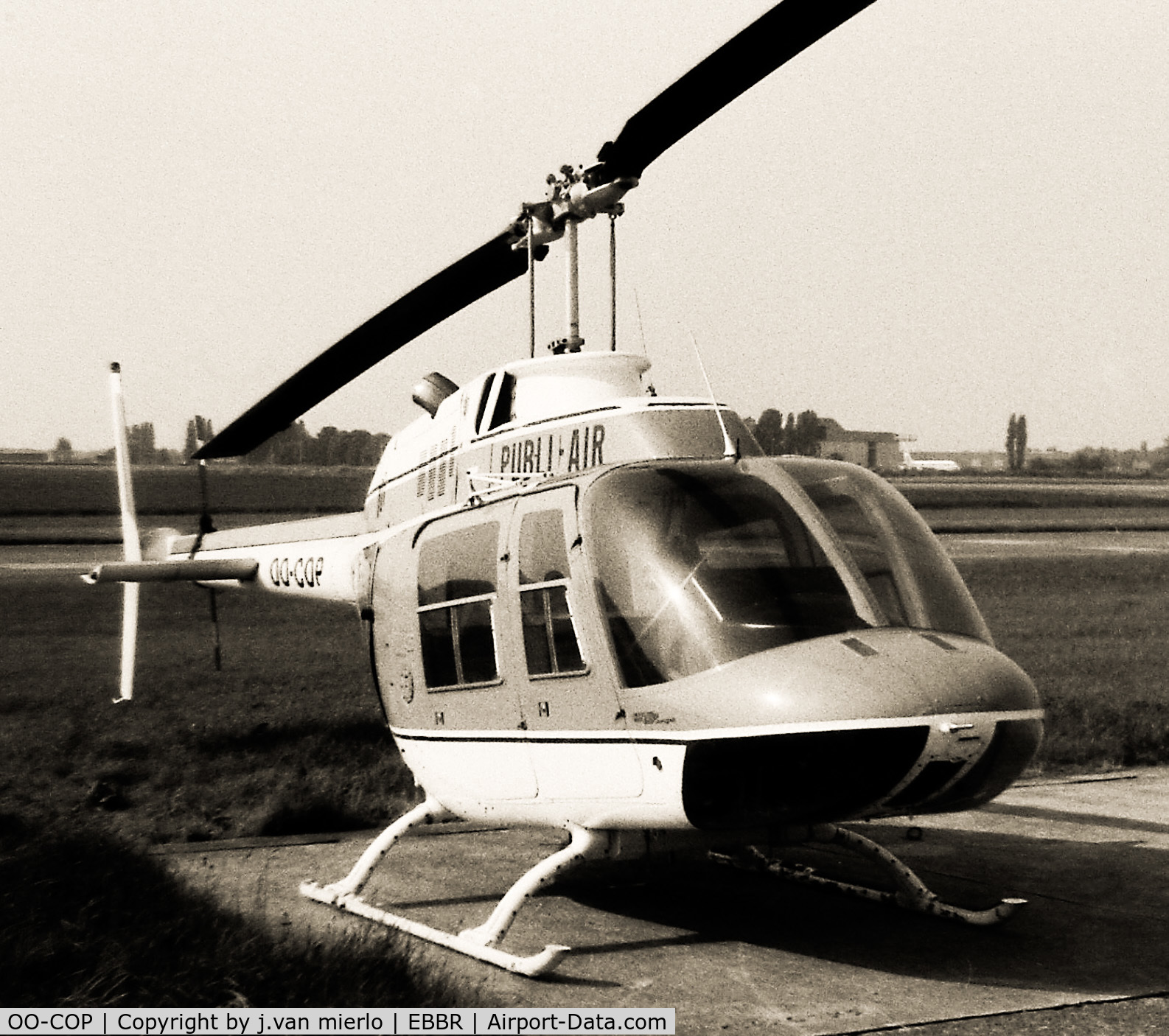 OO-COP, 1971 Agusta AB-206A JetRanger C/N 8284, bELGIUM