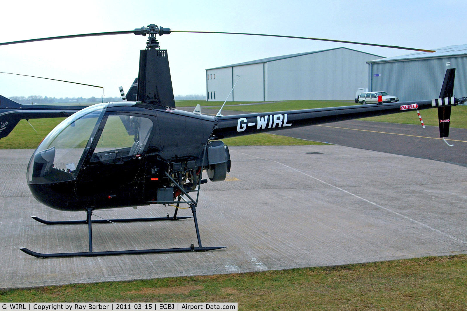 G-WIRL, 1987 Robinson R22 Beta C/N 0671, G-WIRL   Robinson R-22 Beta [0671] (Rivermead Aviation Ltd) Staverton~G 15/03/2011