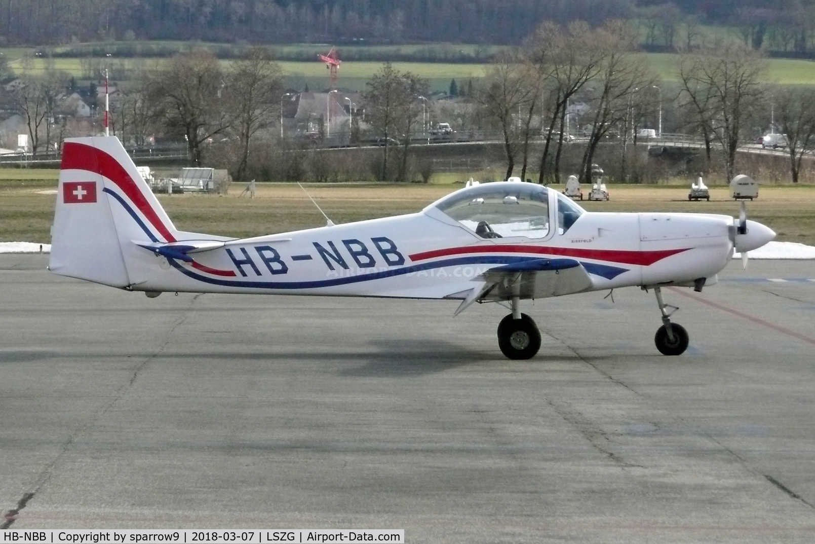 HB-NBB, 1983 Slingsby T-67M Firefly C/N 2003, At Grenchen