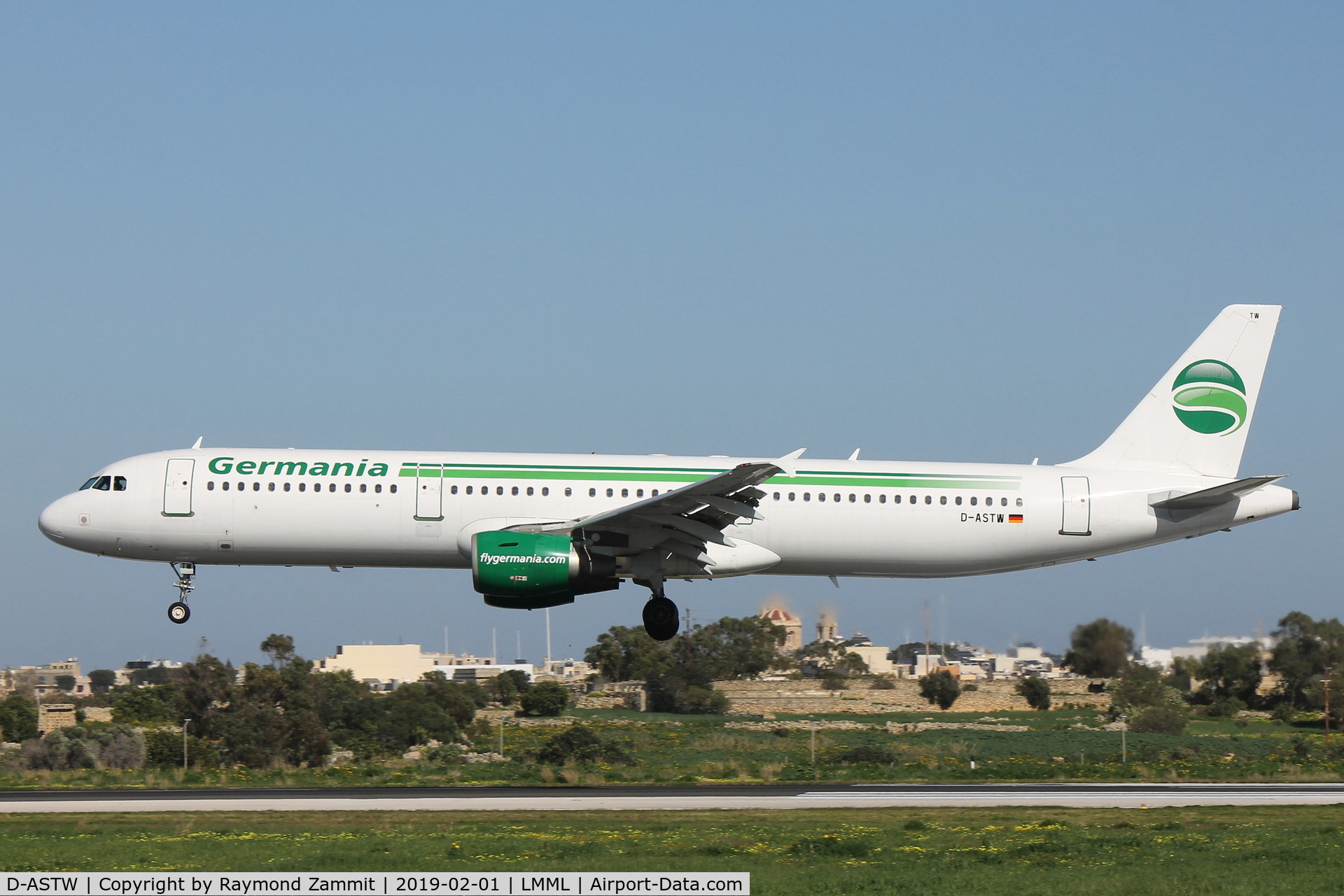 D-ASTW, 1999 Airbus A321-211 C/N 970, A321 D-ASTW Germania