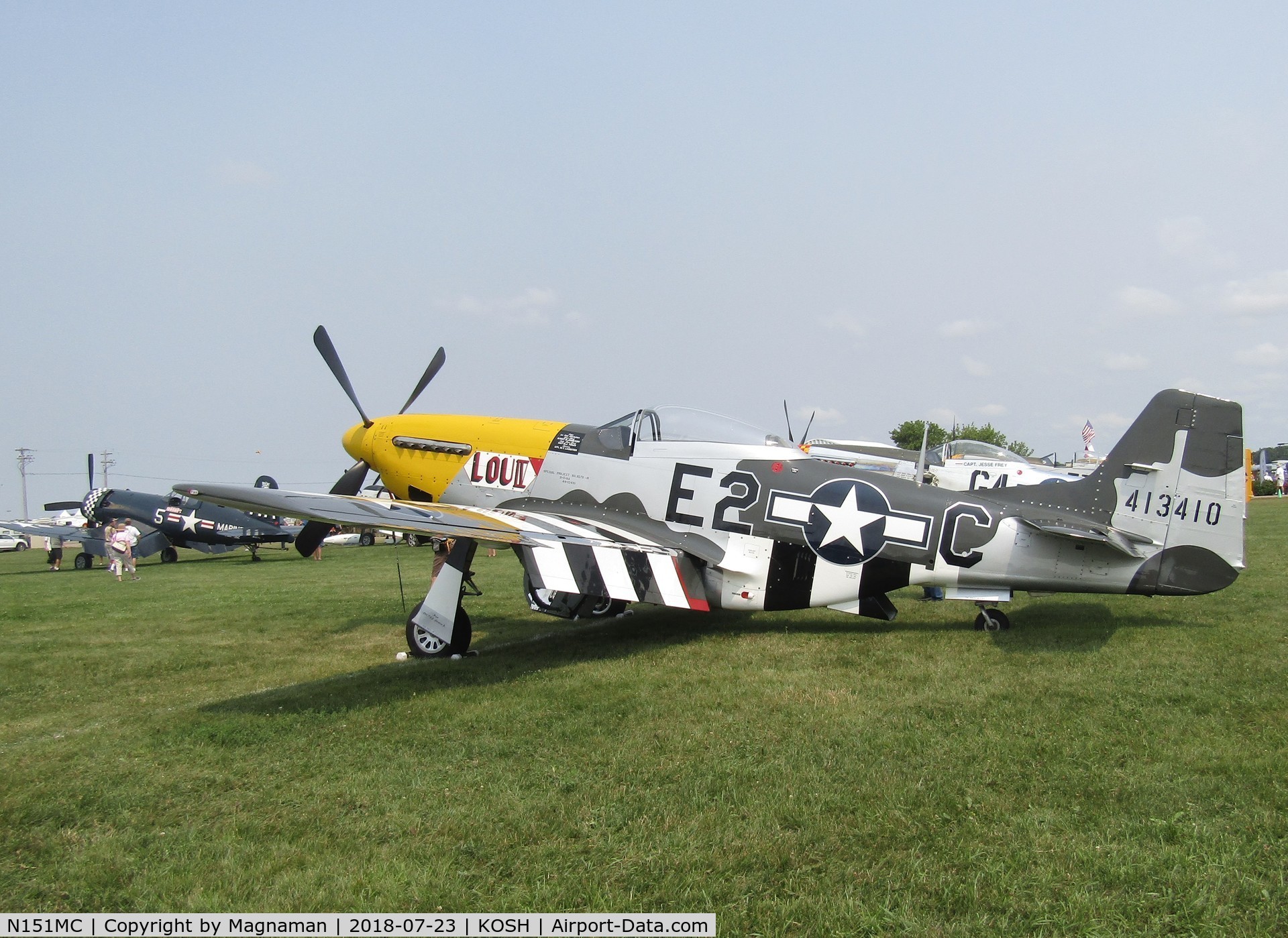 N151MC, 1968 North American F-51D Mustang Mustang C/N AF6722581, at EAA 18