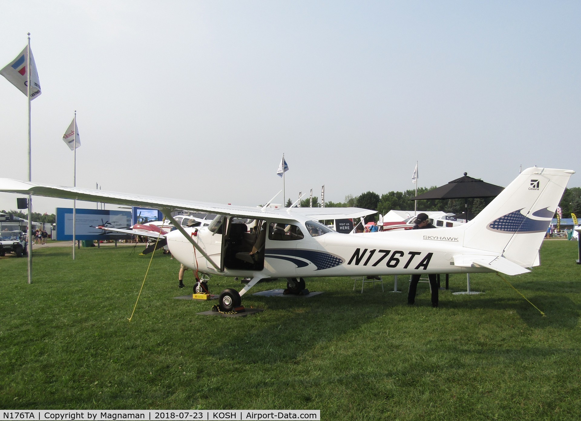 N176TA, 2018 Cessna 172S C/N 172S12115, at EAA 18