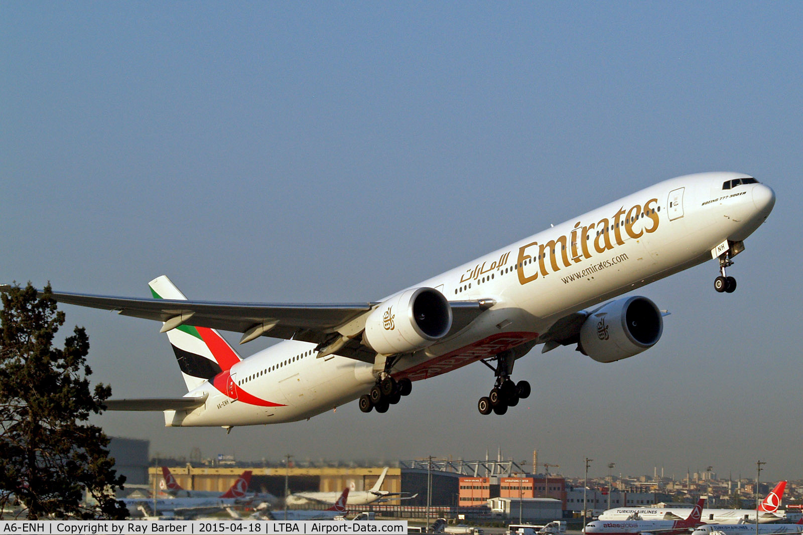 A6-ENH, 2013 Boeing 777-31H/ER C/N 41086, A6-ENH   Boeing 777-31HER [41086] (Emirates Airlines) Istanbul-Ataturk~TC 18/04/2015