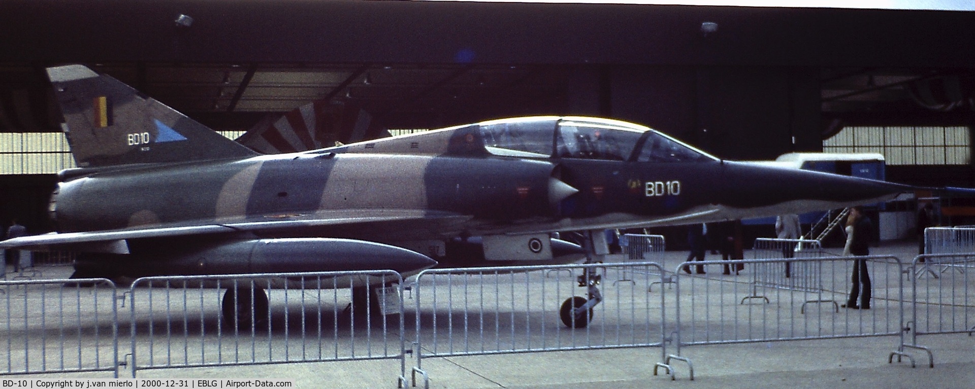 BD-10, 1971 Dassault Mirage 5BD C/N 210, Bierset AB, Belgium Open Day '70s