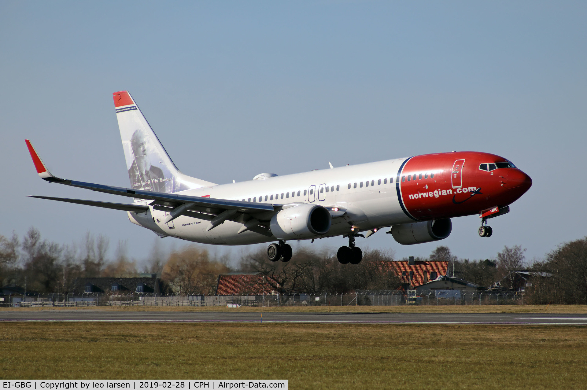 EI-GBG, 2013 Boeing 737-8JP C/N 39023, Copenhagen 28.2.2019 L/D R-04L