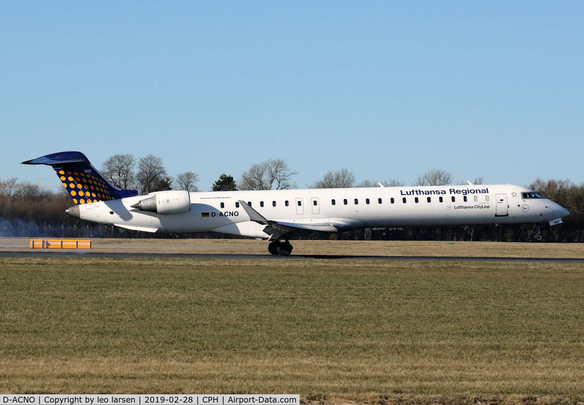 D-ACNO, 2010 Bombardier CRJ-900 NG (CL-600-2D24) C/N 15255, Copenhagen 28.2.2019 L/D R-04L