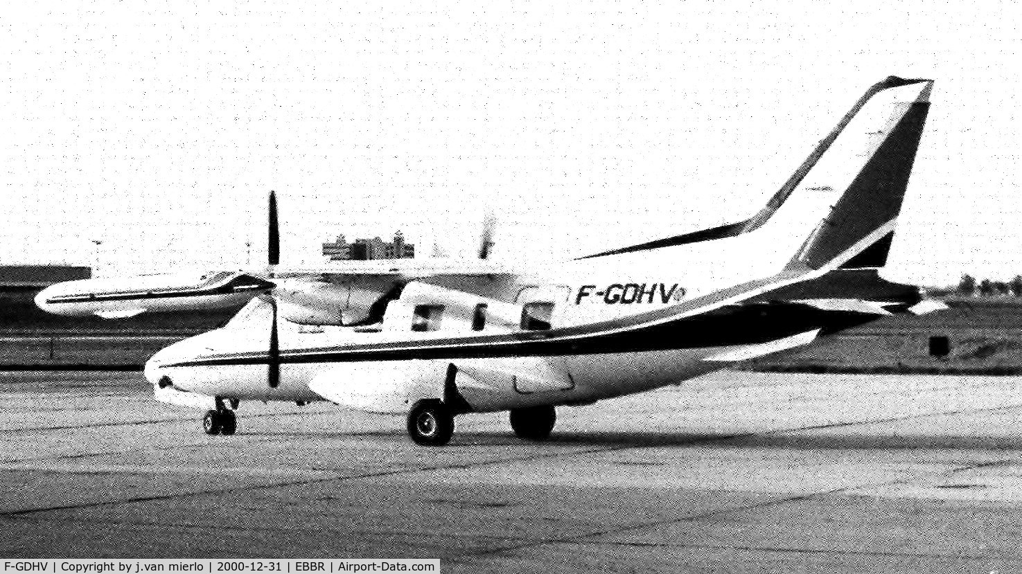 F-GDHV, 1980 Mitsubishi MU-2B-60 Marquise C/N 779SA, Brussels G.A.T.