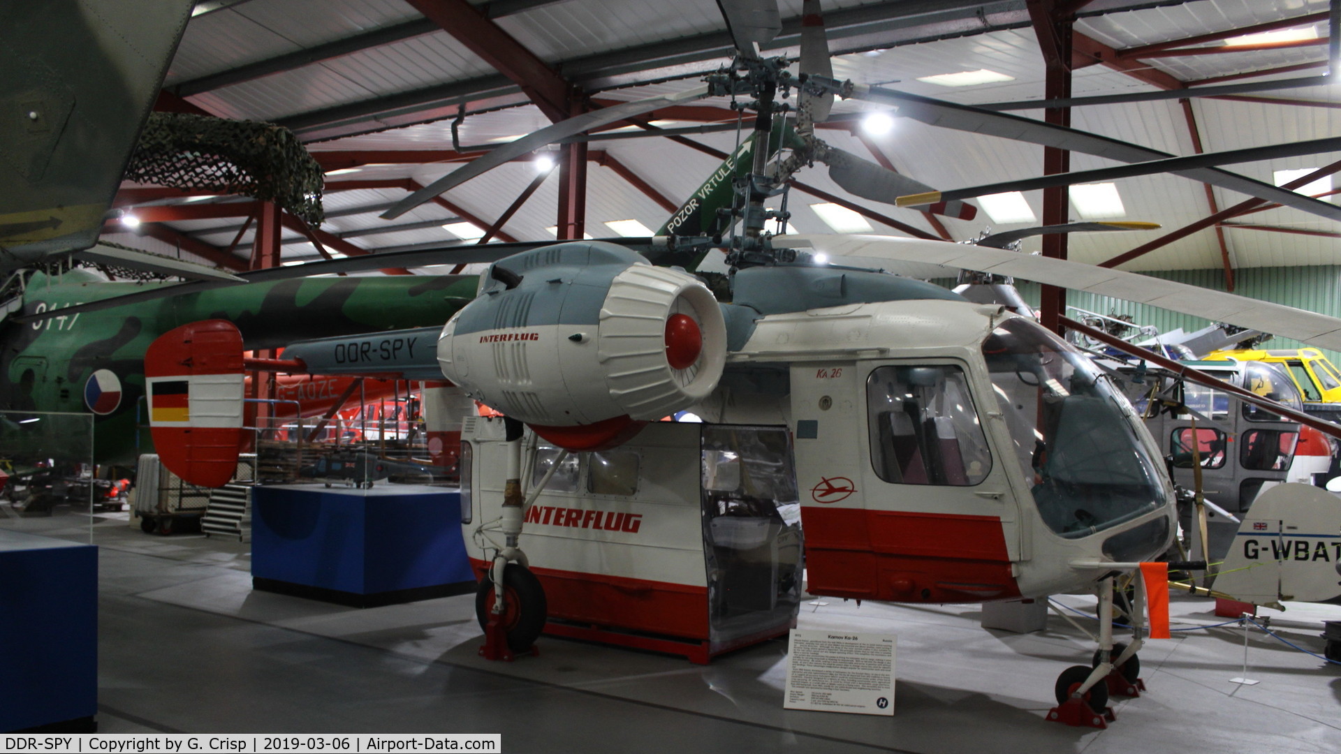 DDR-SPY, 1973 Kamov Ka-26 Hoodlum C/N 7001309, The Helicopter Museum, Weston-Super-Mare, UK
