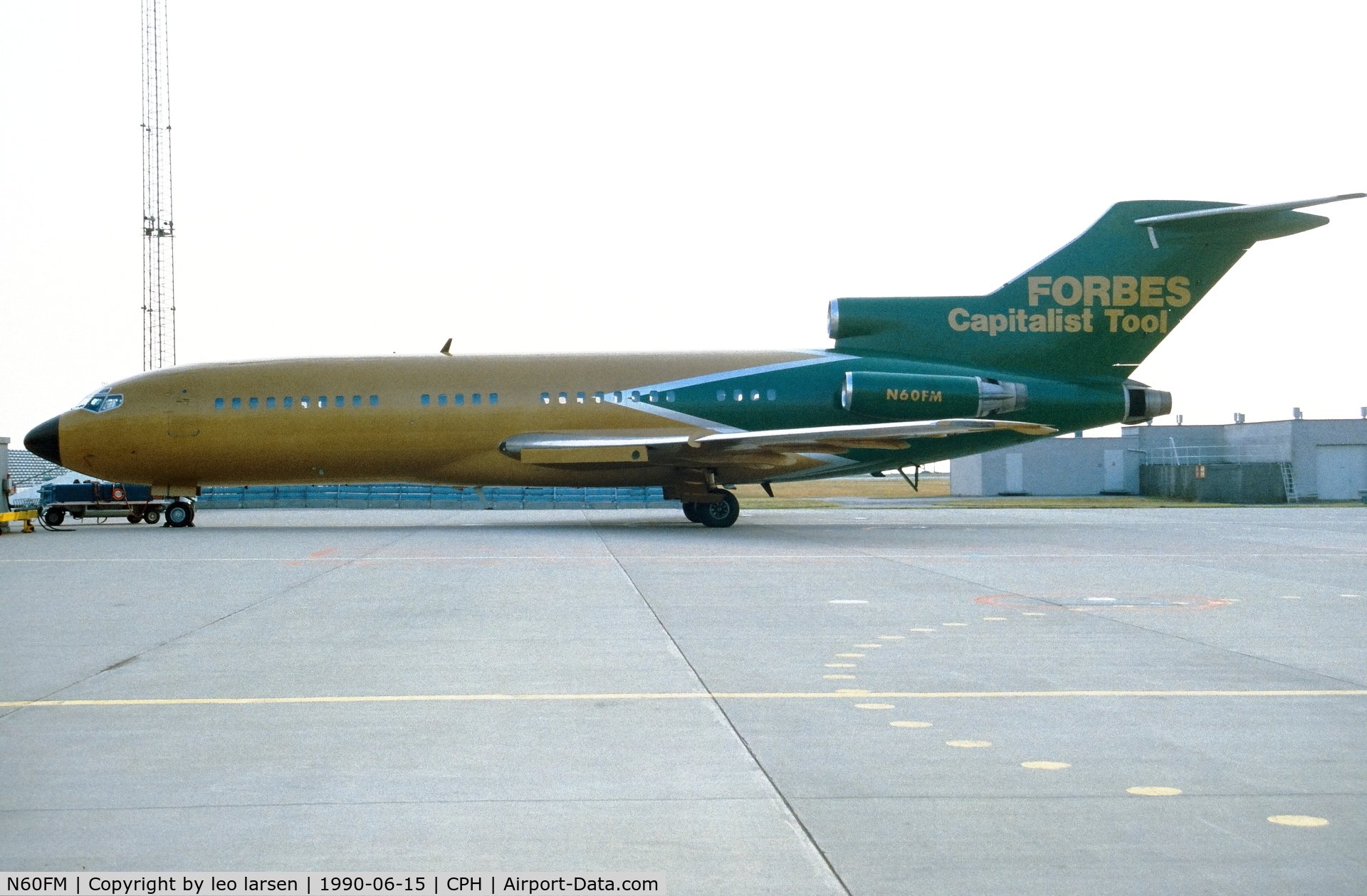 N60FM, 1967 Boeing 727-27 C/N 19535, Copenhagen 15.6.1990