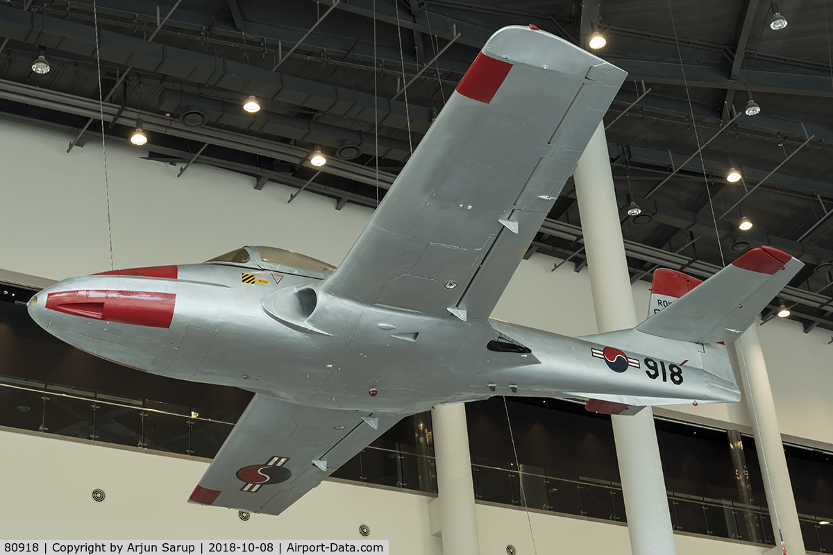 80918, Cessna T-37C Tweety Bird (318C) C/N 41191, On display at Jeju Aerospace Museum.