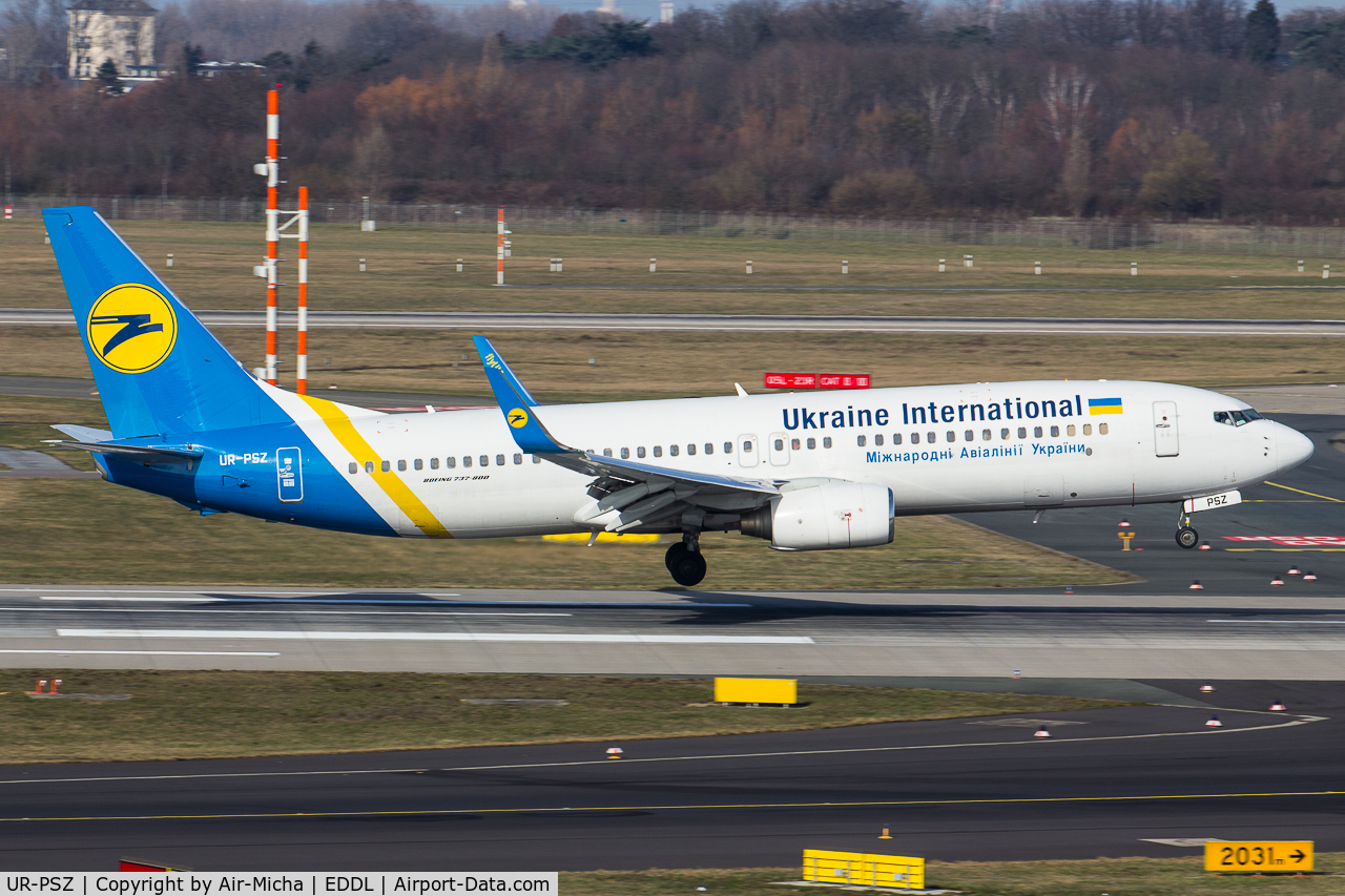 UR-PSZ, 2009 Boeing 737-86N C/N 36820, Ukraine International Airlines