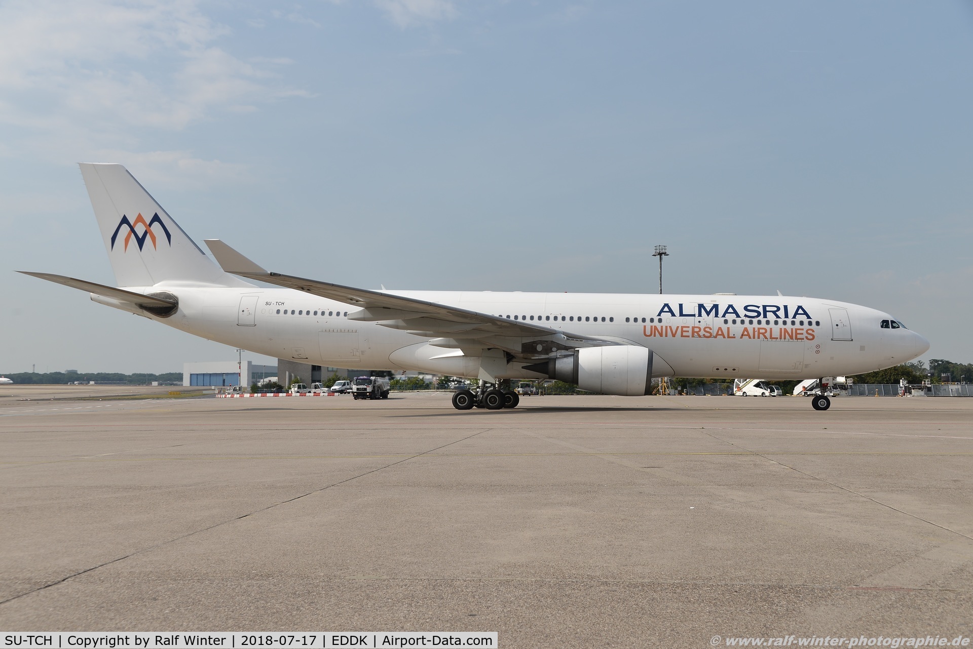 SU-TCH, 2005 Airbus A330-203 C/N 661, Airbus A330-203 - UJ LMU AlMasria Universal Airines - 561 - SU-TCH - 17.07.2018 - CGN