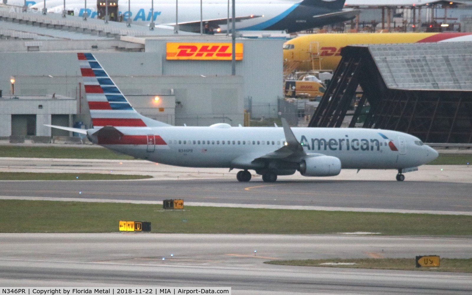 N346PR, 2017 Boeing 737-823 C/N 31273, American